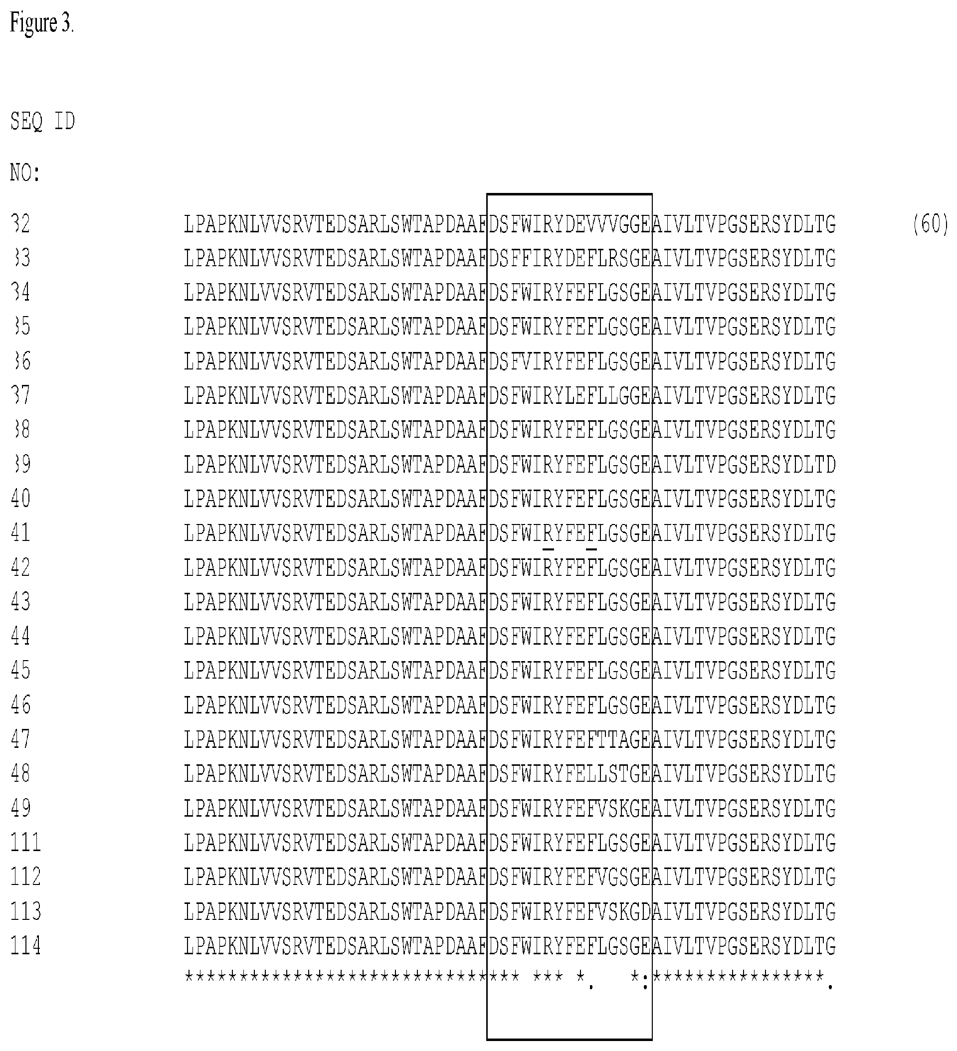 Patent US12304939 Figure 4 – EGFR and C-met fibronectin type III domain binding molecules