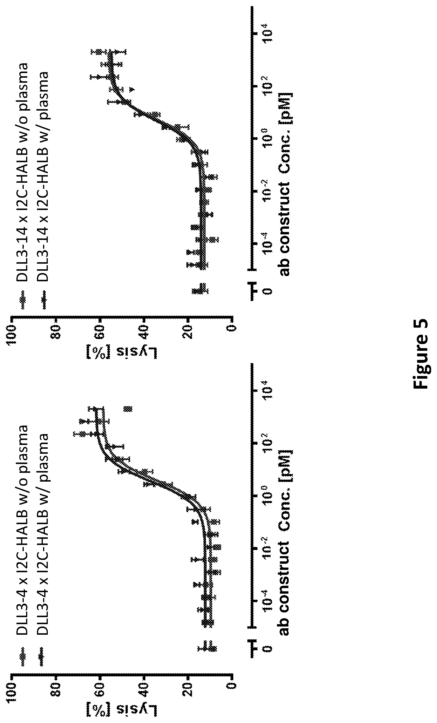 Patent US12304952 Figure 8 – Antibody constructs for DLL3 and CD3