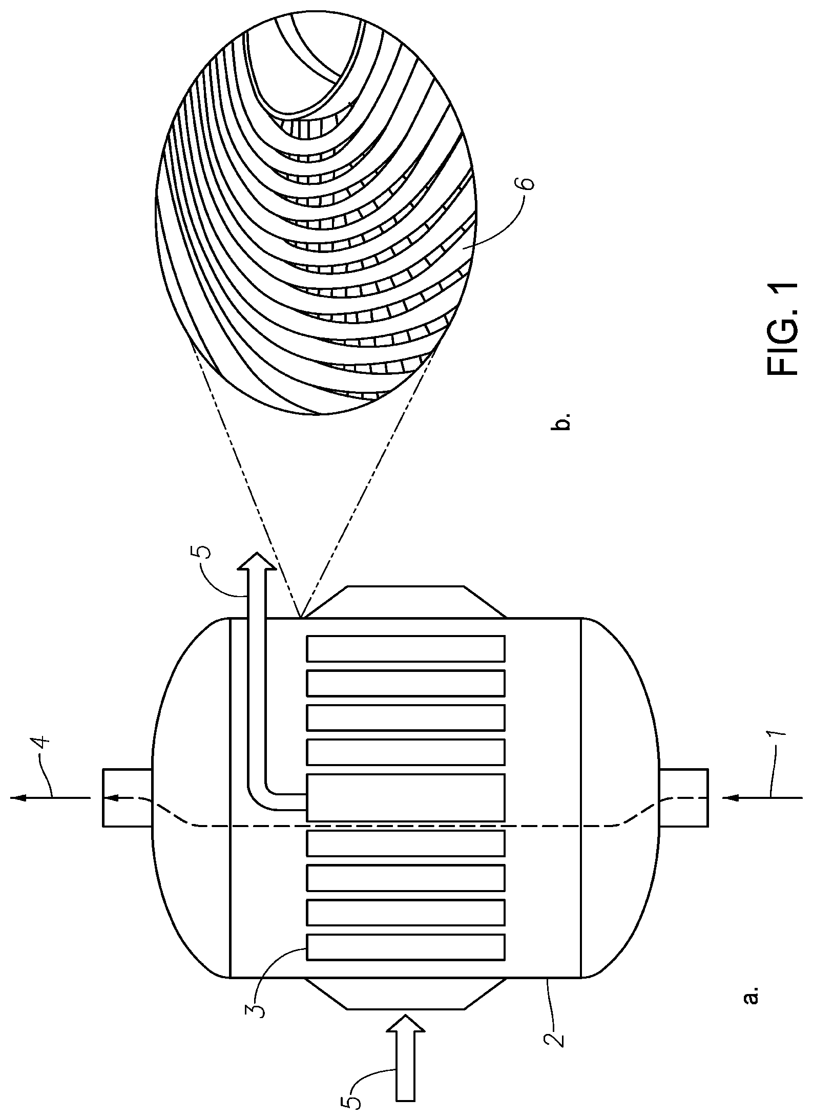 Patent US12304981 Figure 1 – Polymerization using a spiral heat exchanger