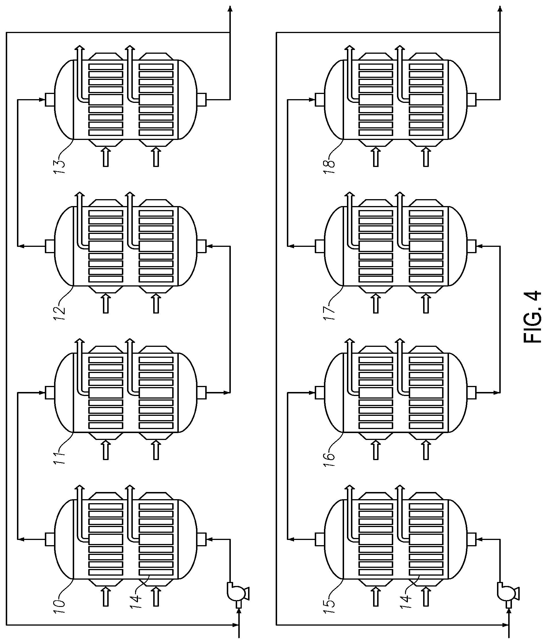 Patent US12304981 Figure 4 – Polymerization using a spiral heat exchanger
