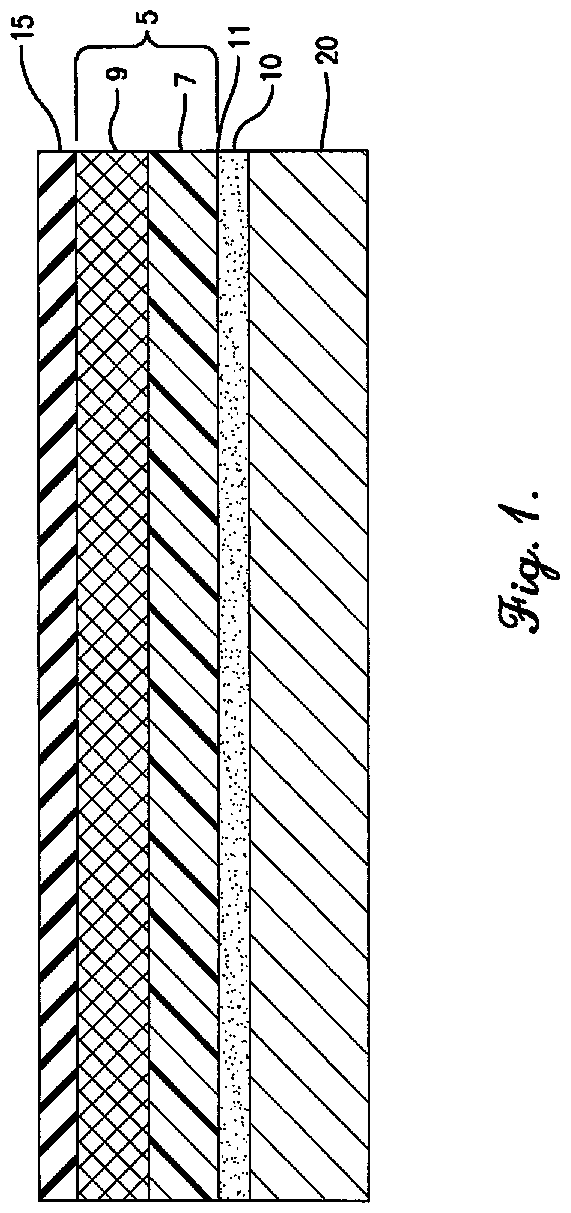 Patent US12305010 Figure 1 – Transparent conductive barrier films
