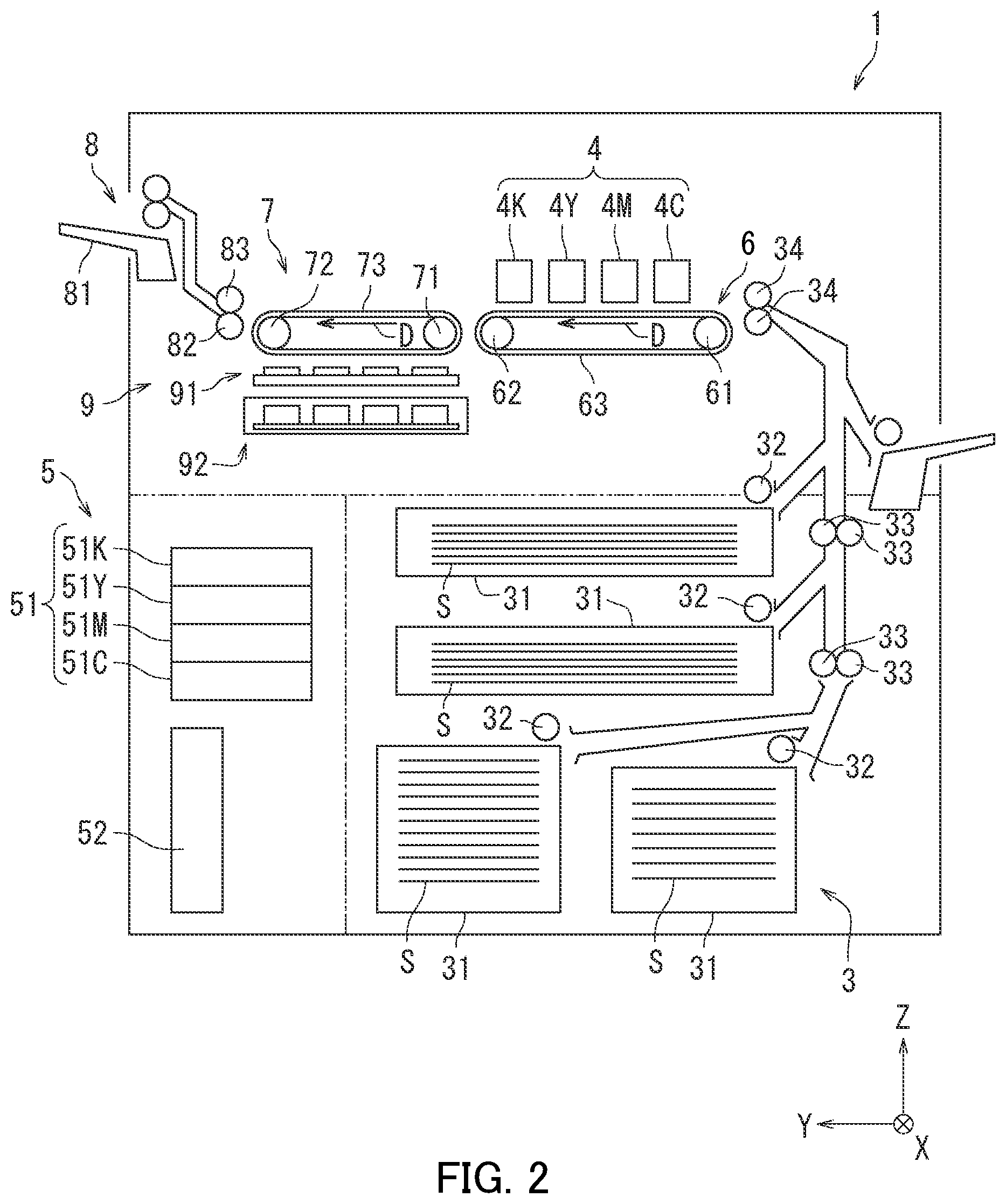 Patent US12305047 Figure 2 – Inkjet ink and inkjet recording apparatus