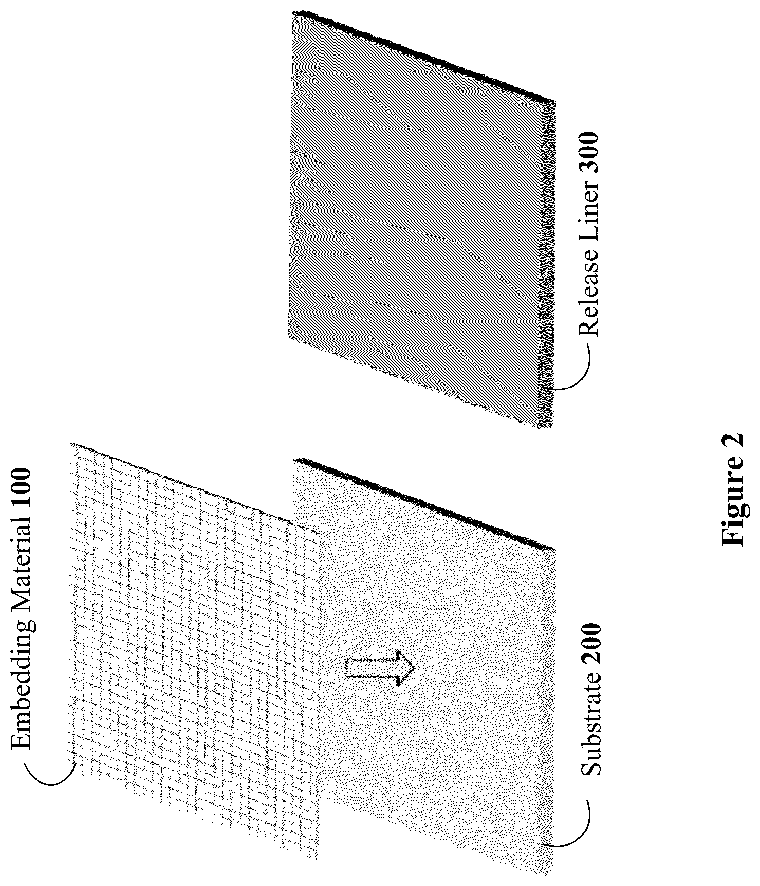 Patent US12305086 Figure 2 – Assembly process using liquid optically clear adhesive for support of thin components