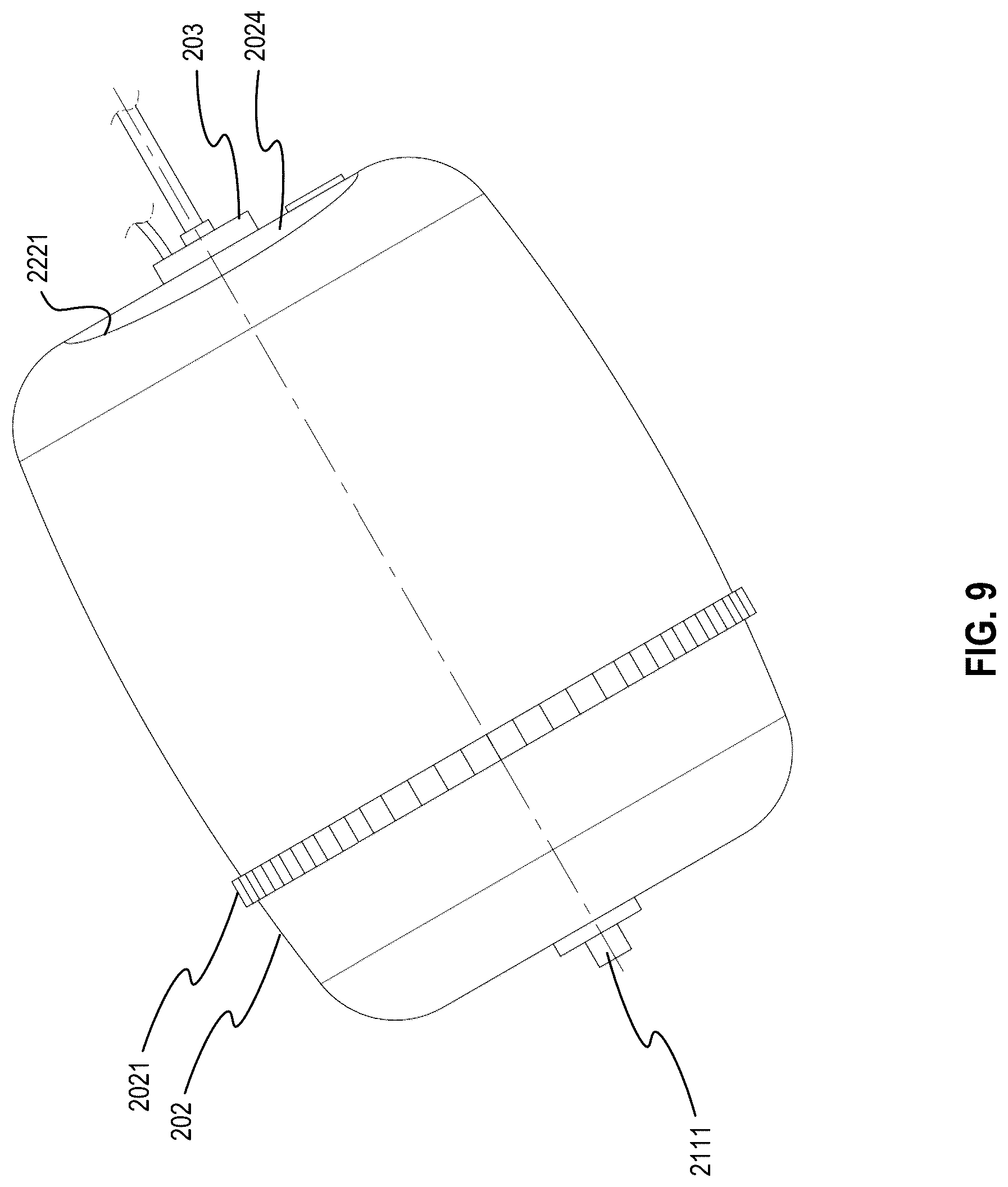 Patent US12305122 Figure 9 – Device to recycle material and related systems and methods