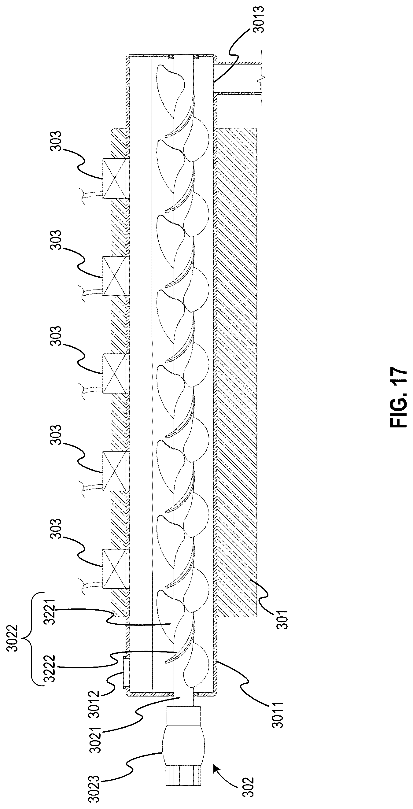 Patent US12305122 Figure 17 – Device to recycle material and related systems and methods