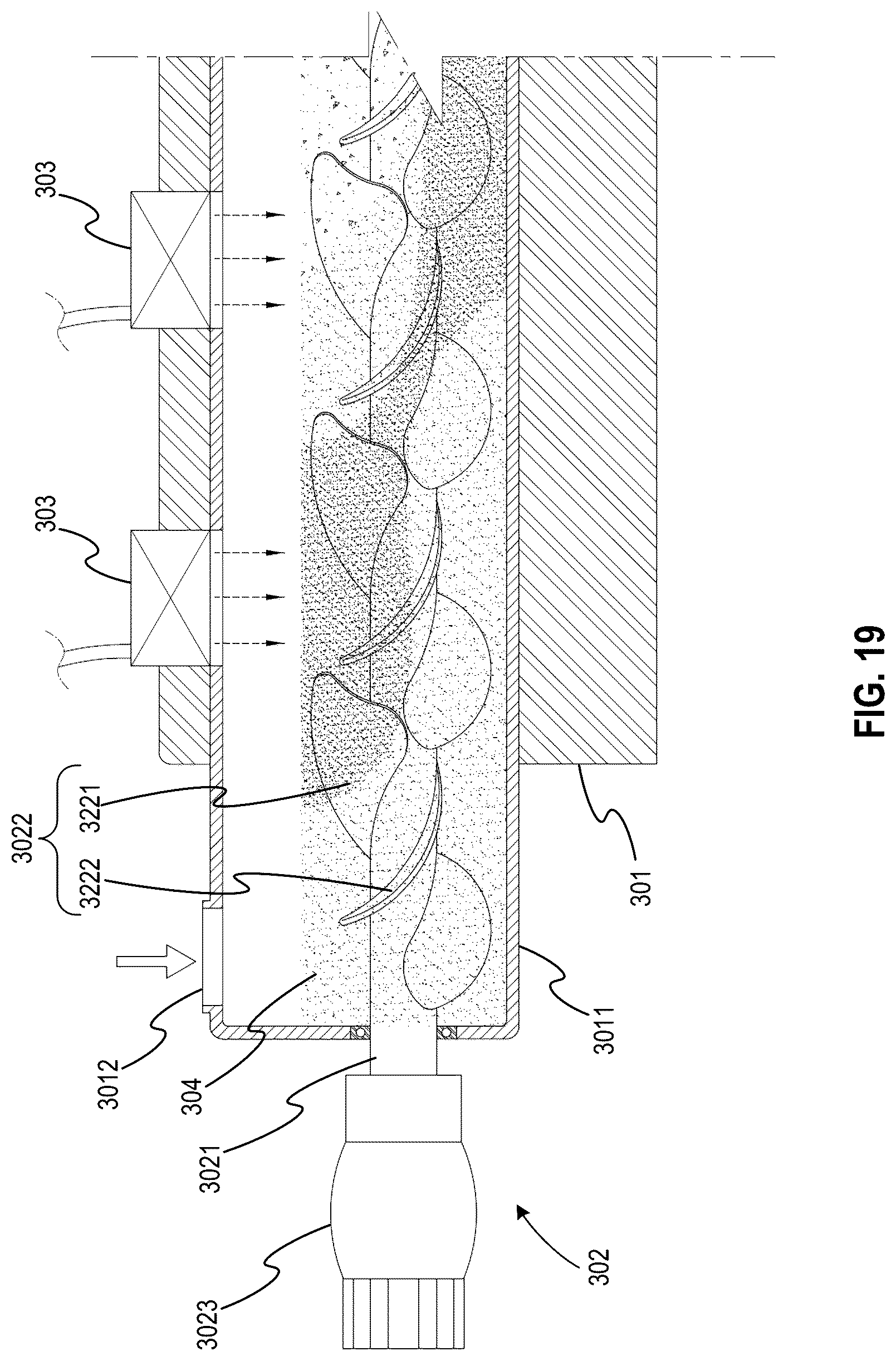 Patent US12305122 Figure 19 – Device to recycle material and related systems and methods