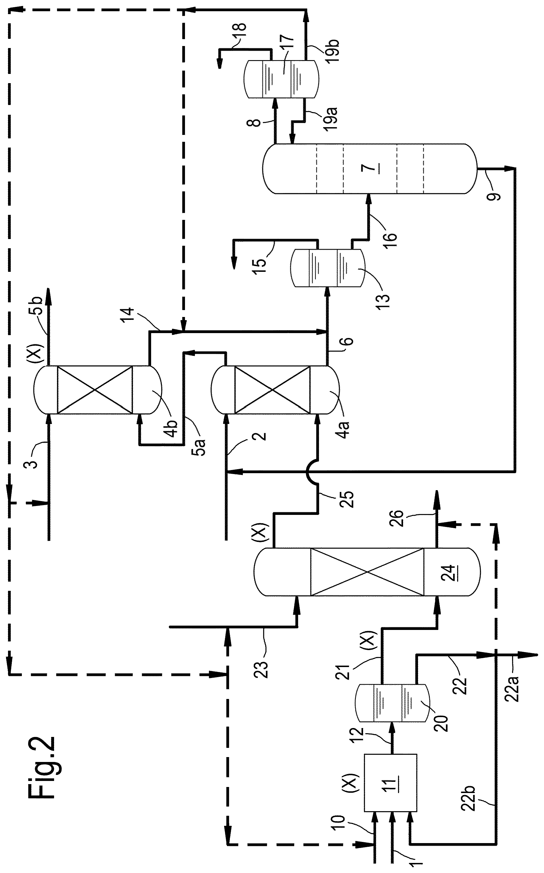 Patent US12305127 Figure 2 – Recovery of aliphatic hydrocarbons