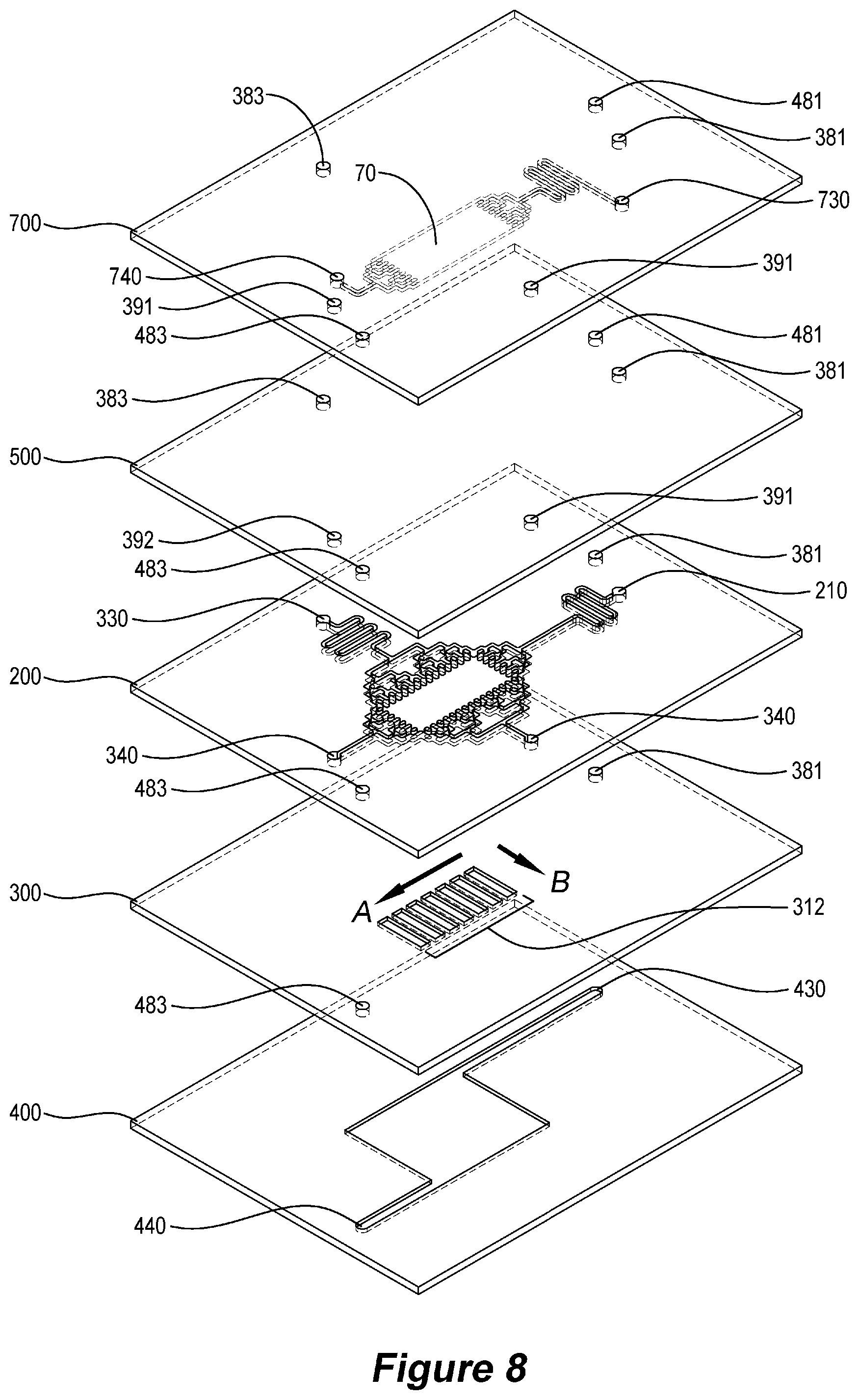 Patent US12305153 Figure 6 – Microfluidic device and method of use for cell culture