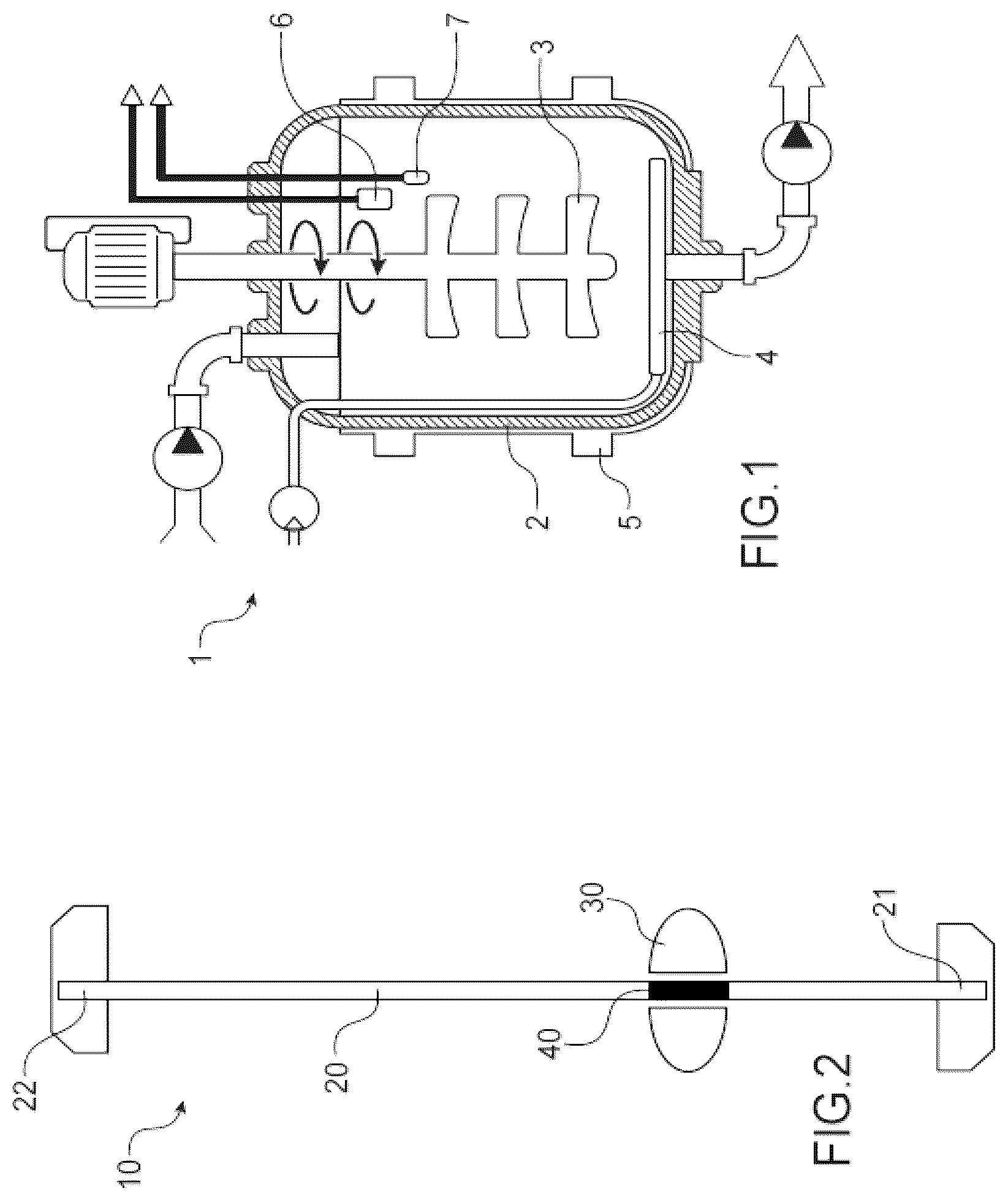 Patent US12305158 Figure 1 – Kit for analyzing and monitoring a parameter, by means of a mobile sensor, of a chemical or biochemical or biological reaction in a reaction chamber