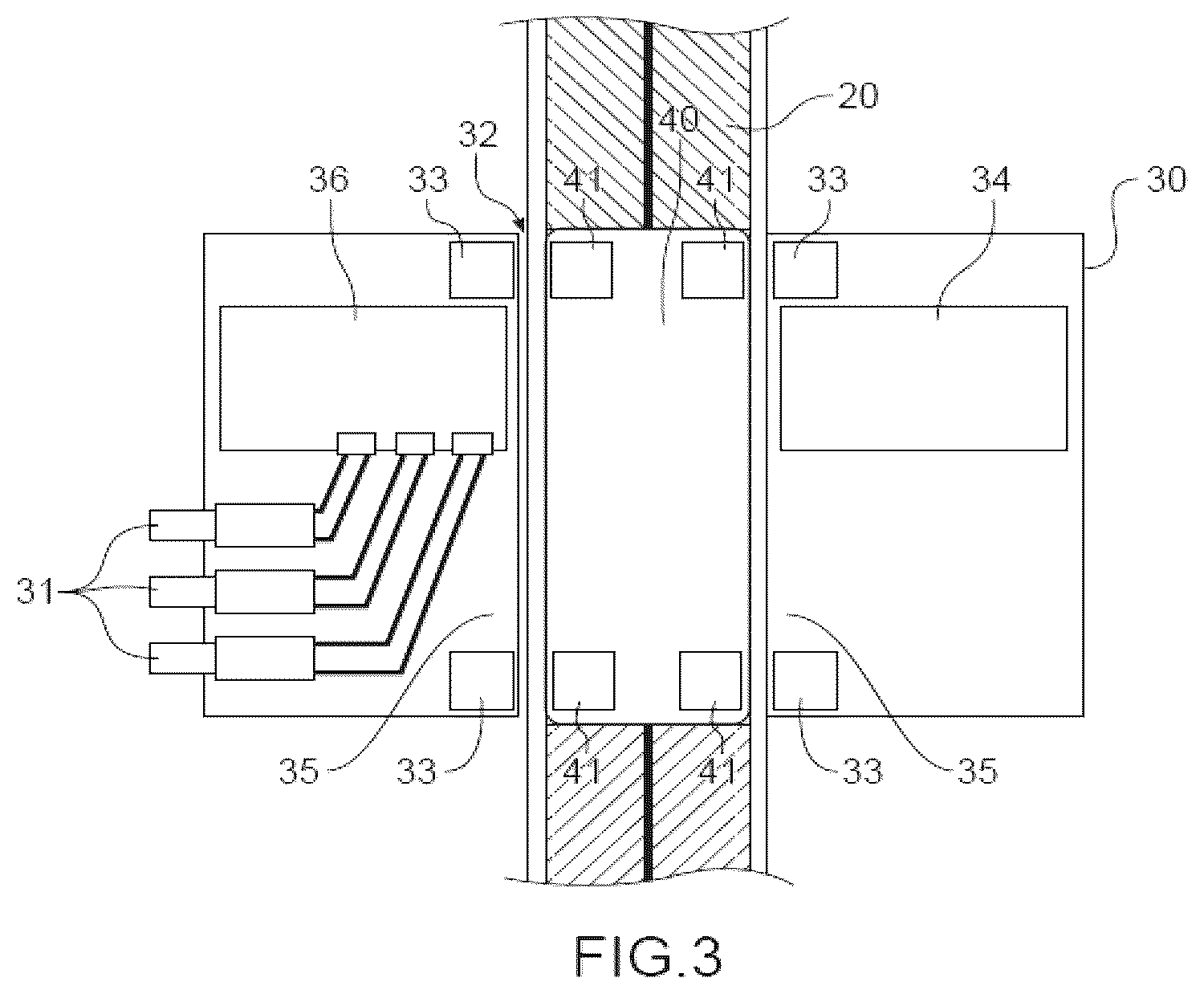 Patent US12305158 Figure 2 – Kit for analyzing and monitoring a parameter, by means of a mobile sensor, of a chemical or biochemical or biological reaction in a reaction chamber