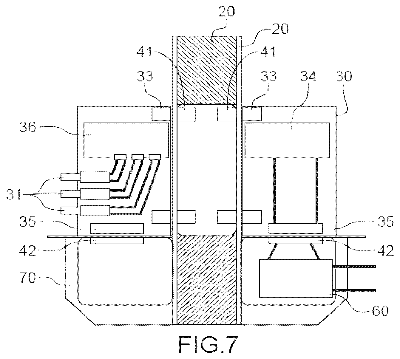 Patent US12305158 Figure 6 – Kit for analyzing and monitoring a parameter, by means of a mobile sensor, of a chemical or biochemical or biological reaction in a reaction chamber