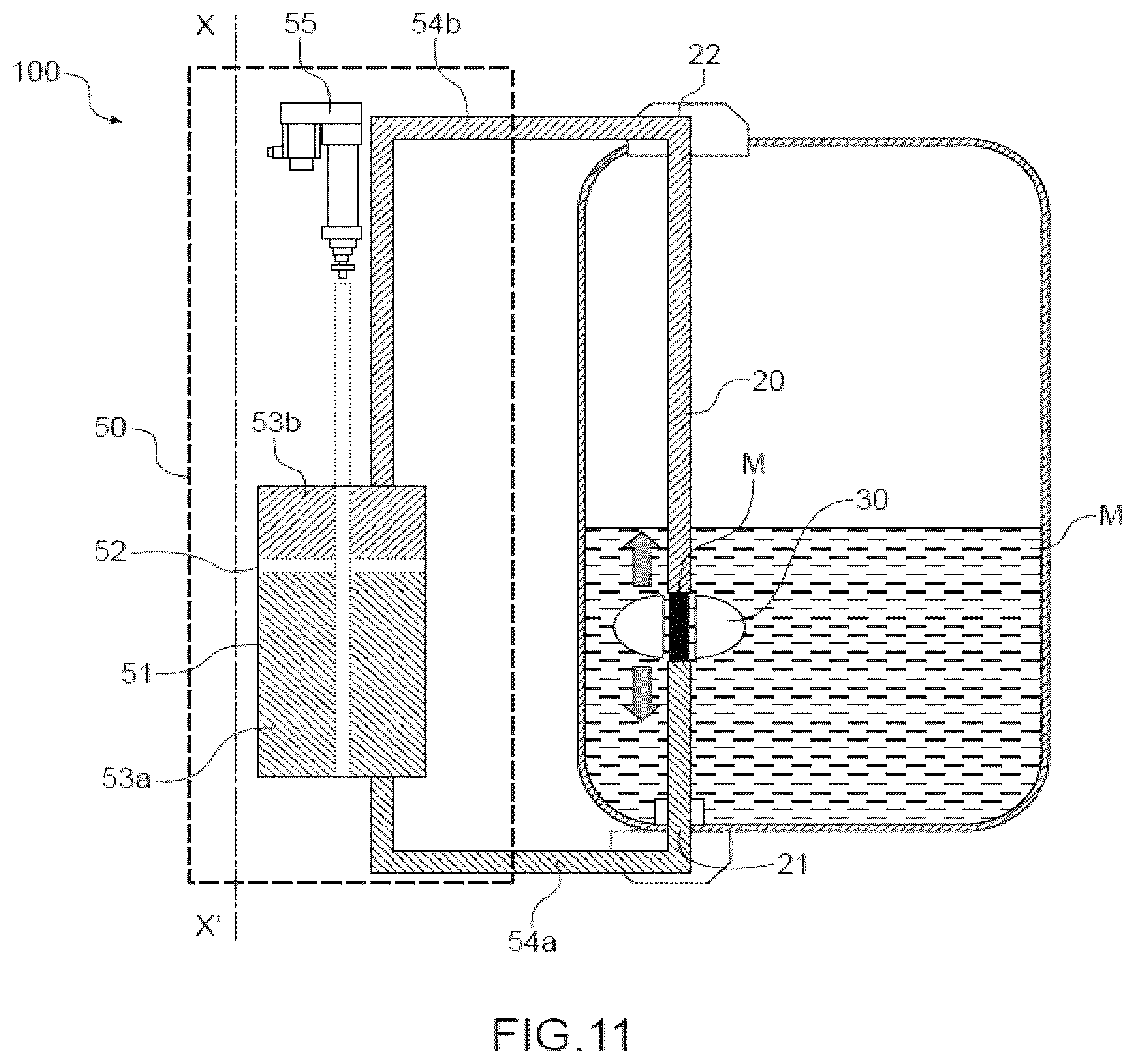 Patent US12305158 Figure 10 – Kit for analyzing and monitoring a parameter, by means of a mobile sensor, of a chemical or biochemical or biological reaction in a reaction chamber