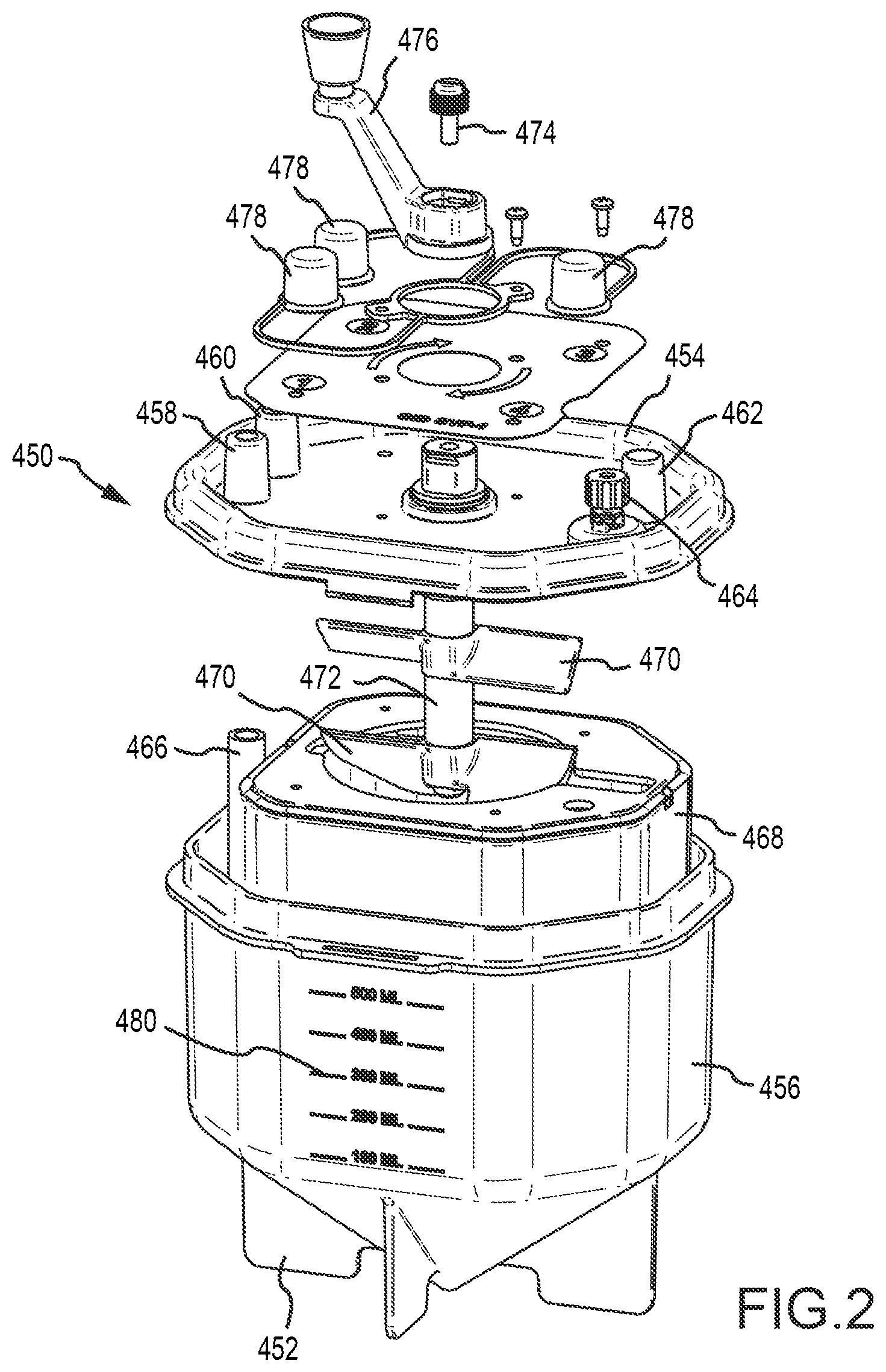 Patent US12305159 Figure 2 – Tissue processing apparatus and method for processing adipose tissue