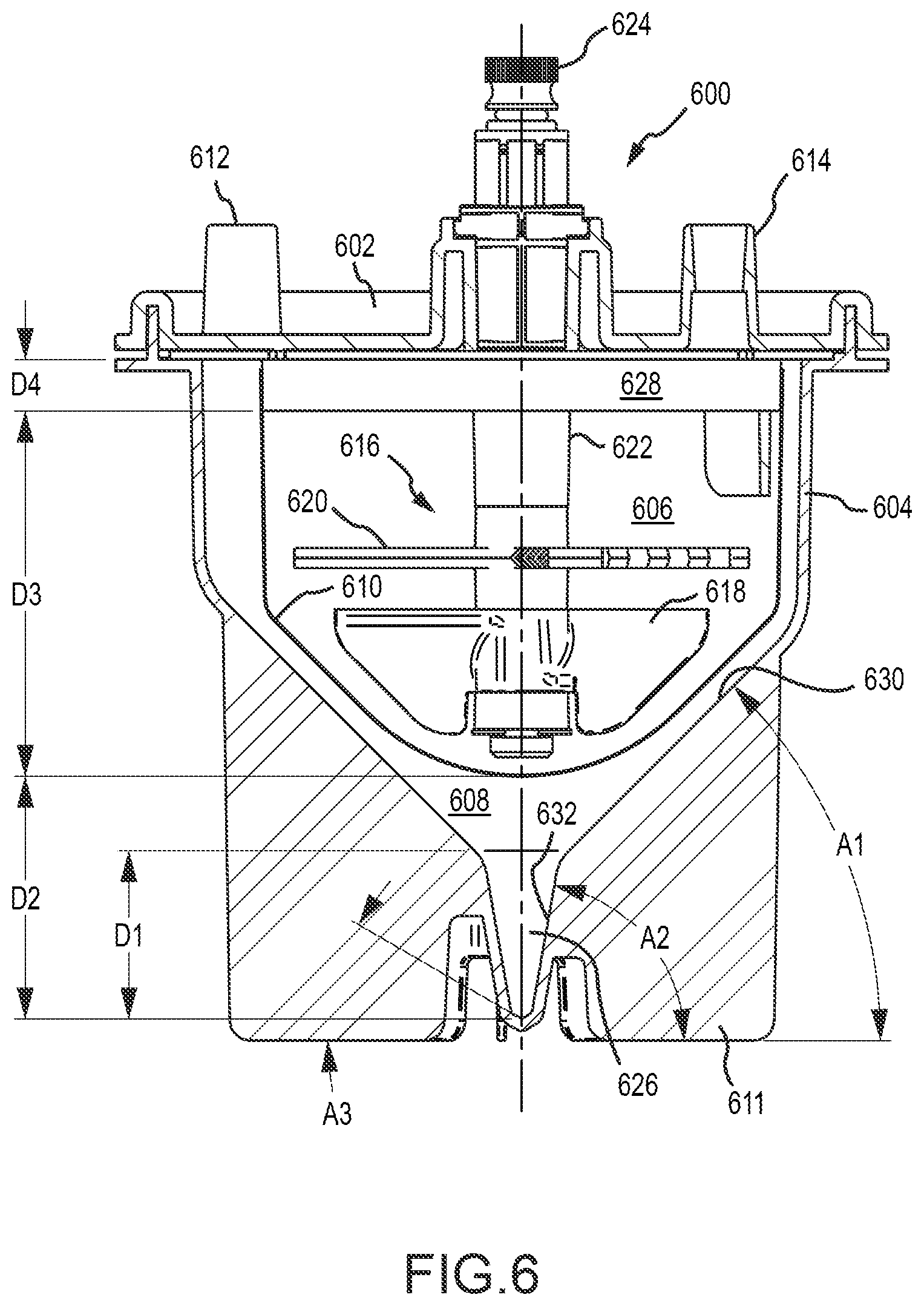 Patent US12305159 Figure 6 – Tissue processing apparatus and method for processing adipose tissue