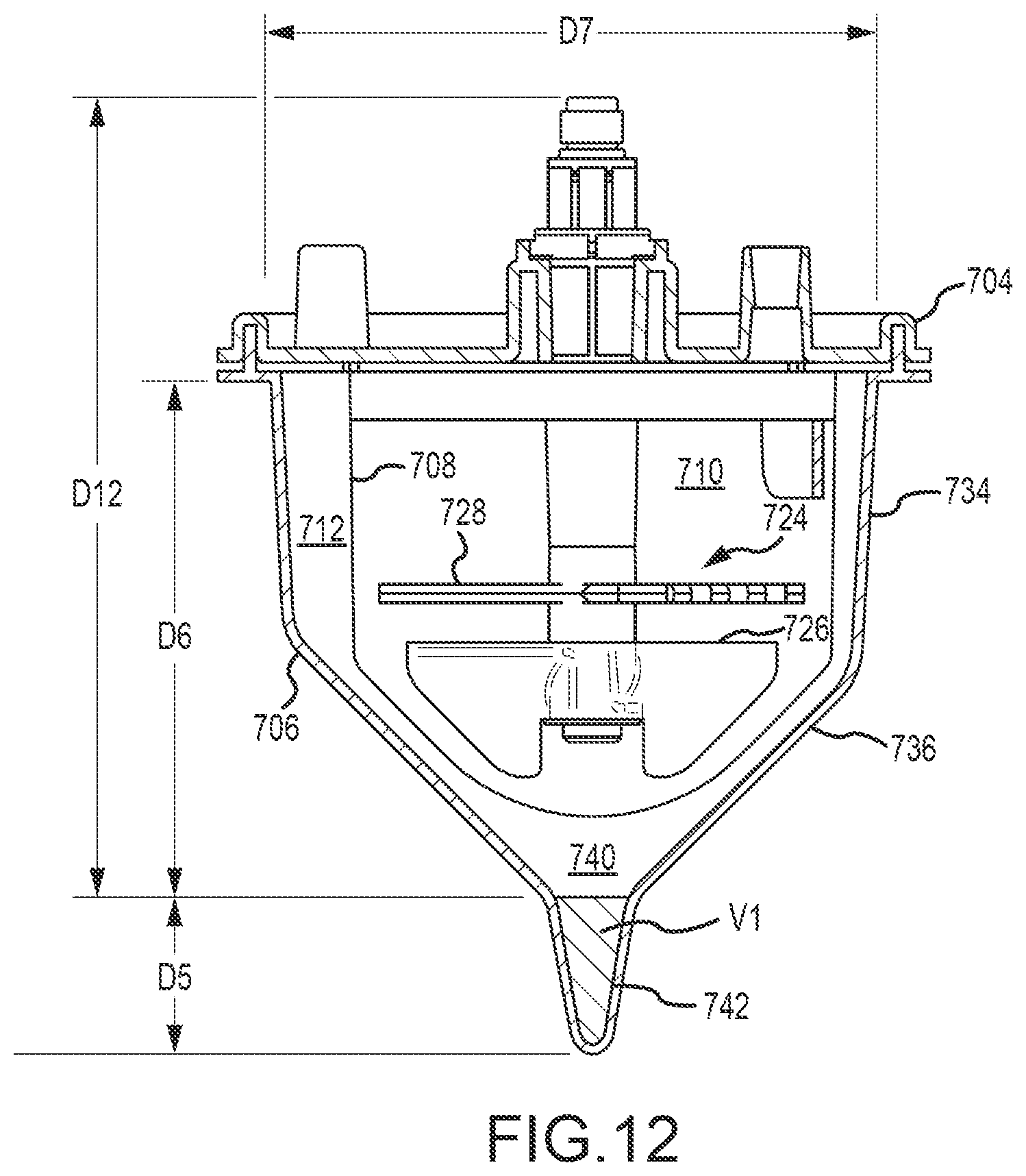 Patent US12305159 Figure 12 – Tissue processing apparatus and method for processing adipose tissue