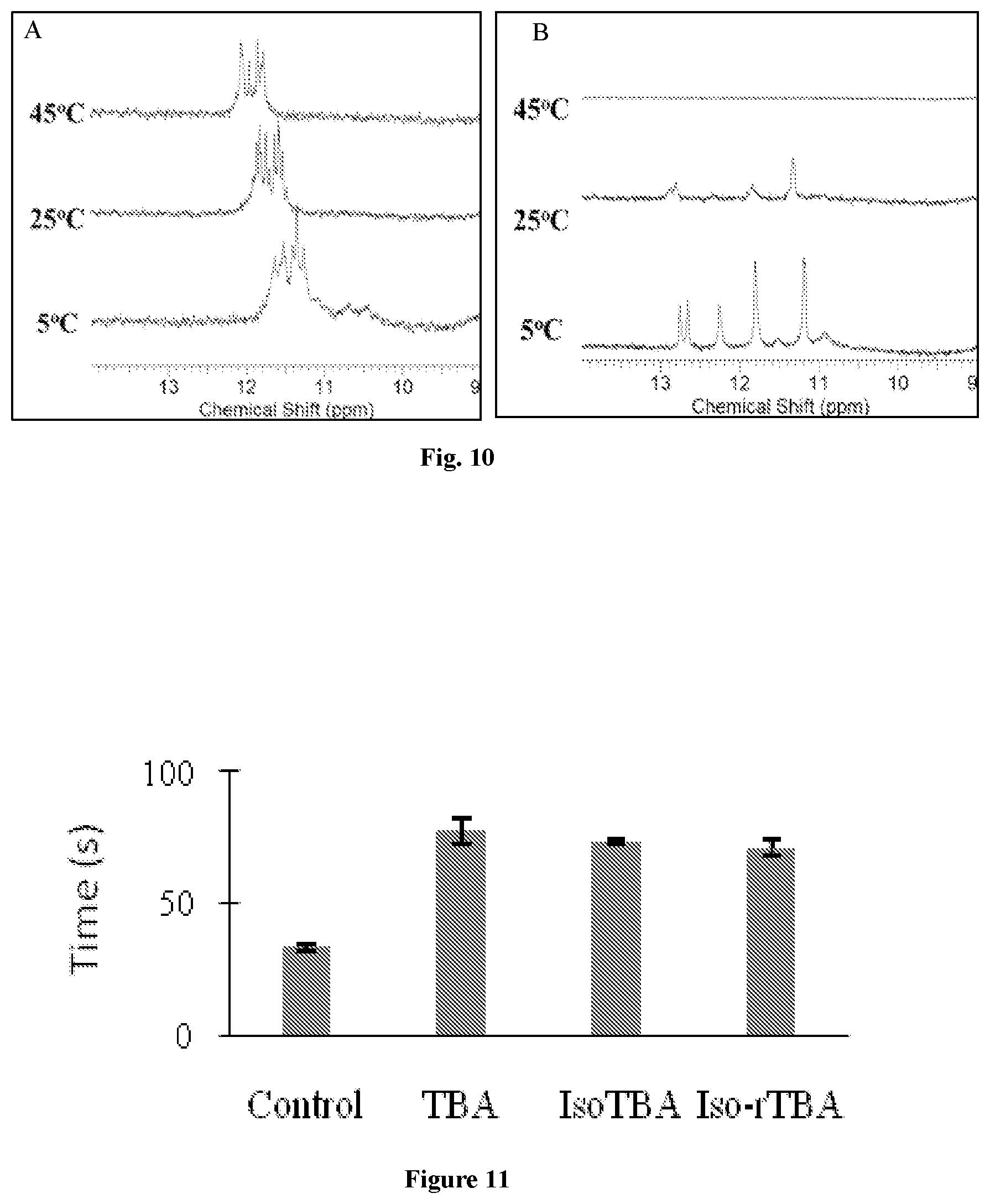 Patent US12305172 Figure 10 – G-rich iso-RNA oligomers as aptamers