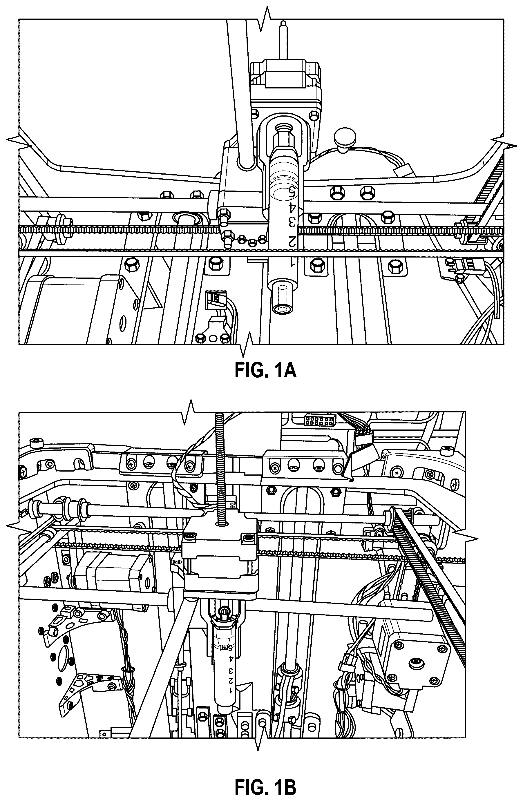 Patent US12305196 Figure 1 – Compact mechanical syringe extruder for 3D bioprinting of cell laden gels