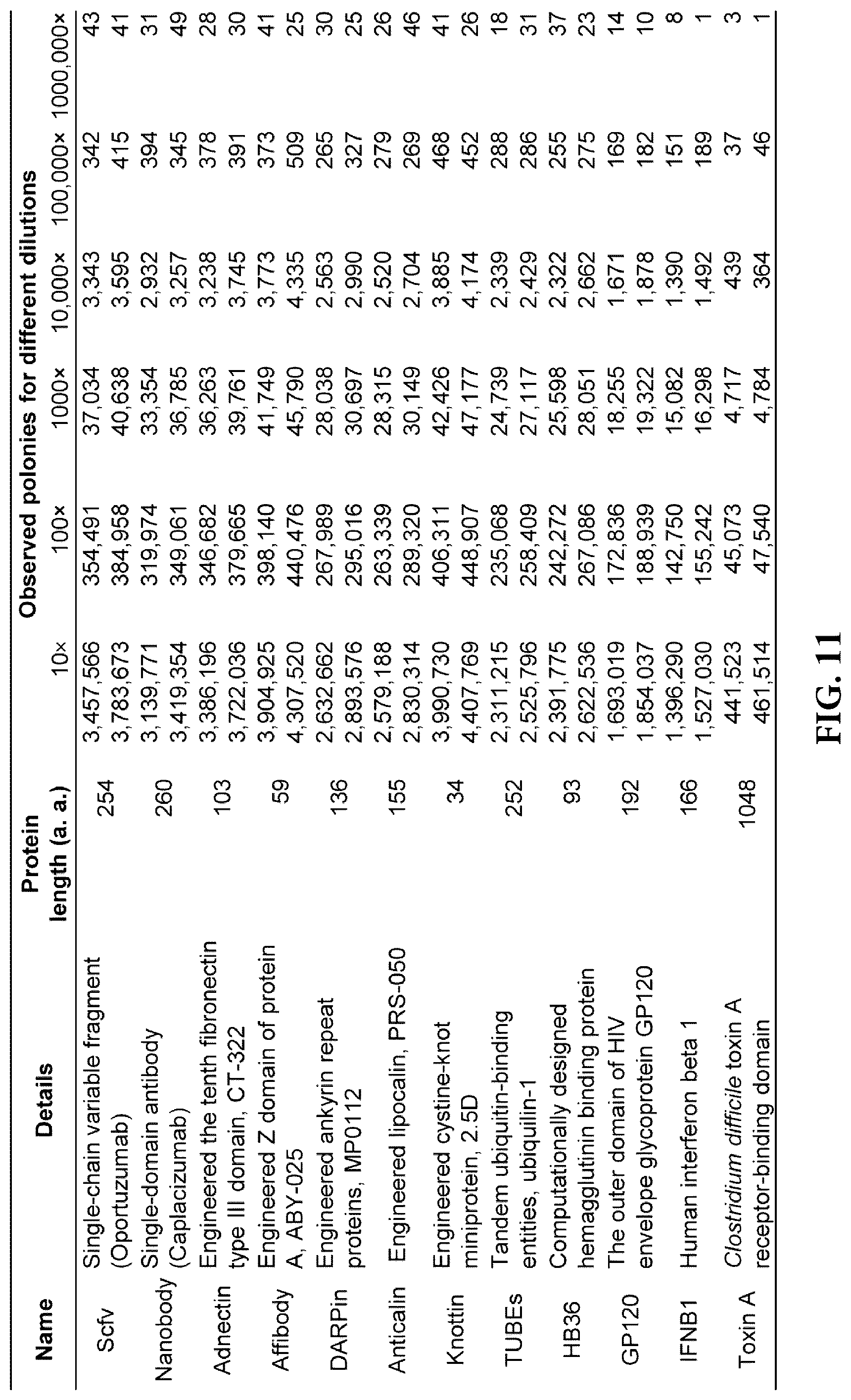 Patent US12305226 Figure 11 – Barcoded protein array for multiplex single-molecule interaction profiling