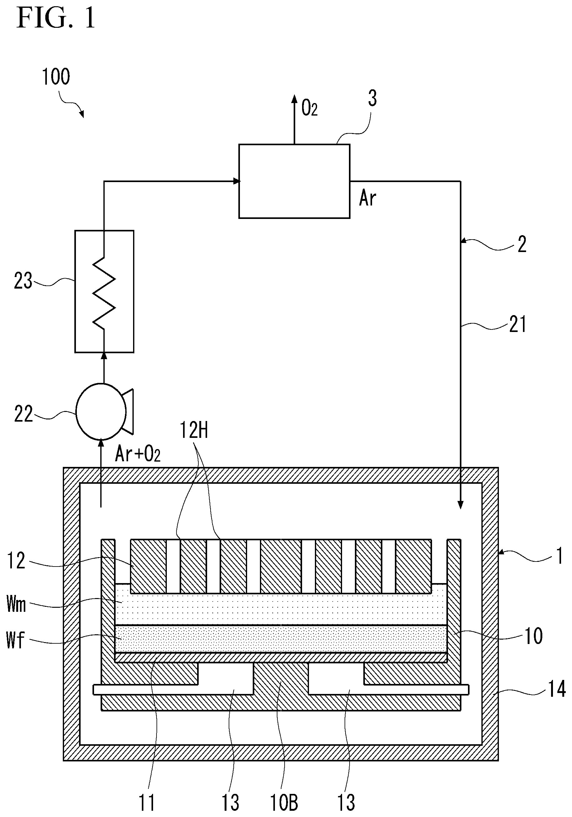 Patent US12305245 Figure 1 – Electrolytic smelting system