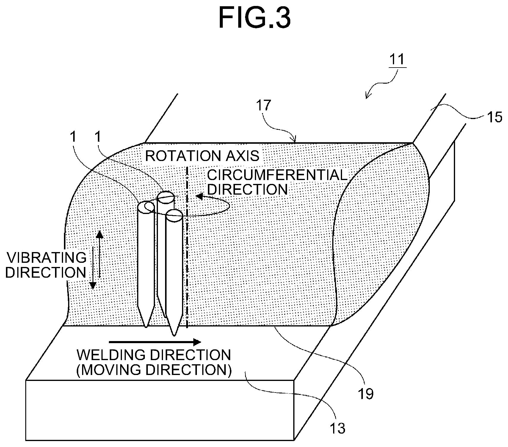 Patent US12305246 Figure 2 – Needle-peening method