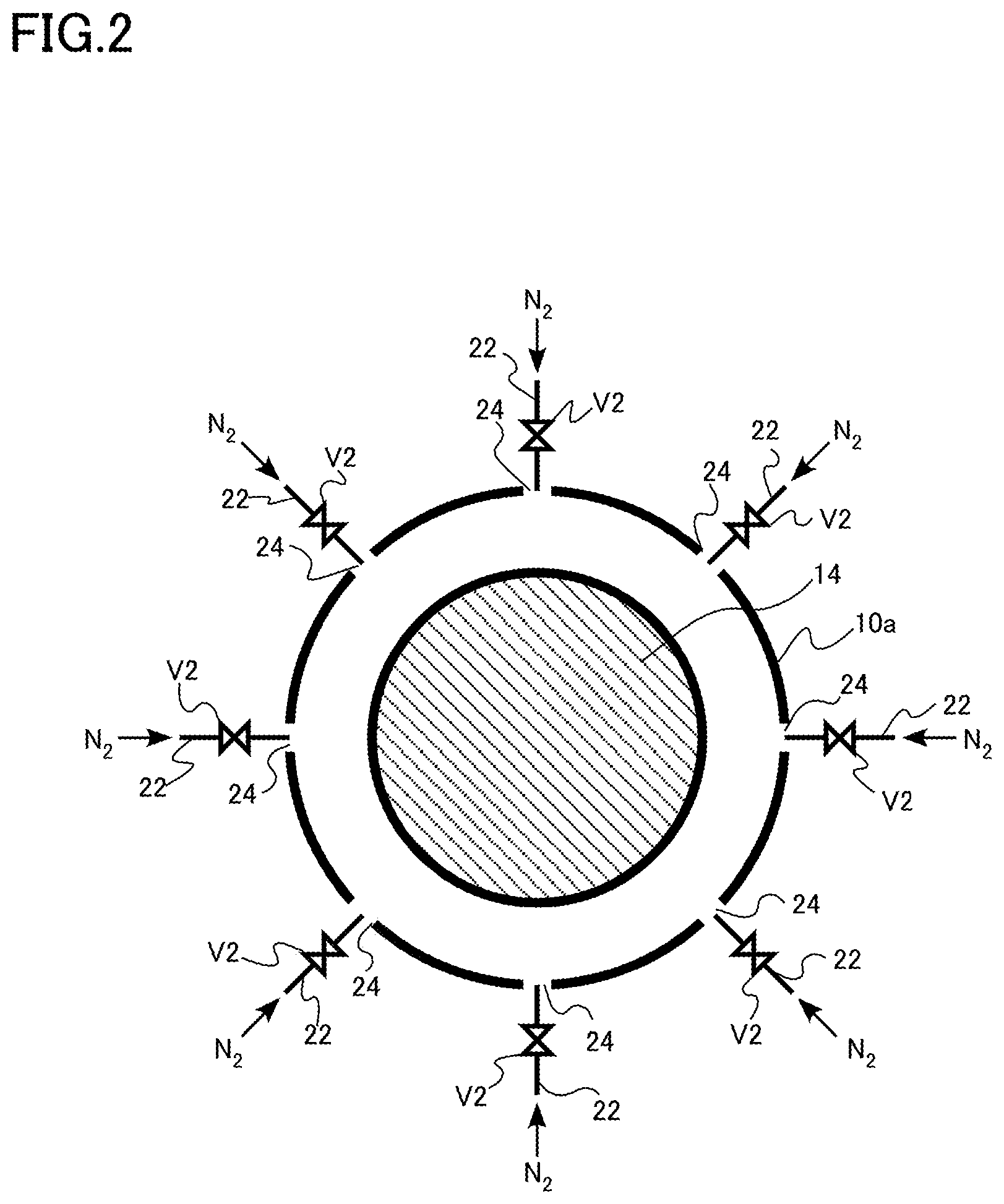 Patent US12305280 Figure 2 – Film forming apparatus and film forming method