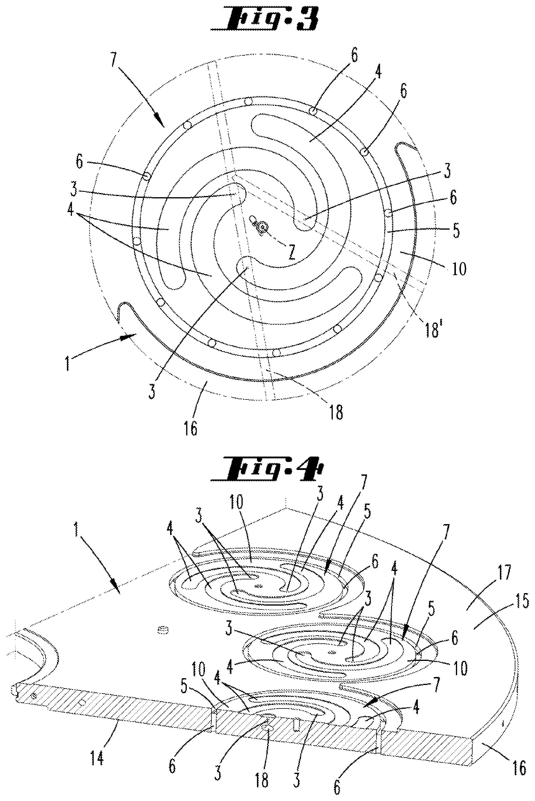 Patent US12305282 Figure 3 – Susceptor of a CVD reactor