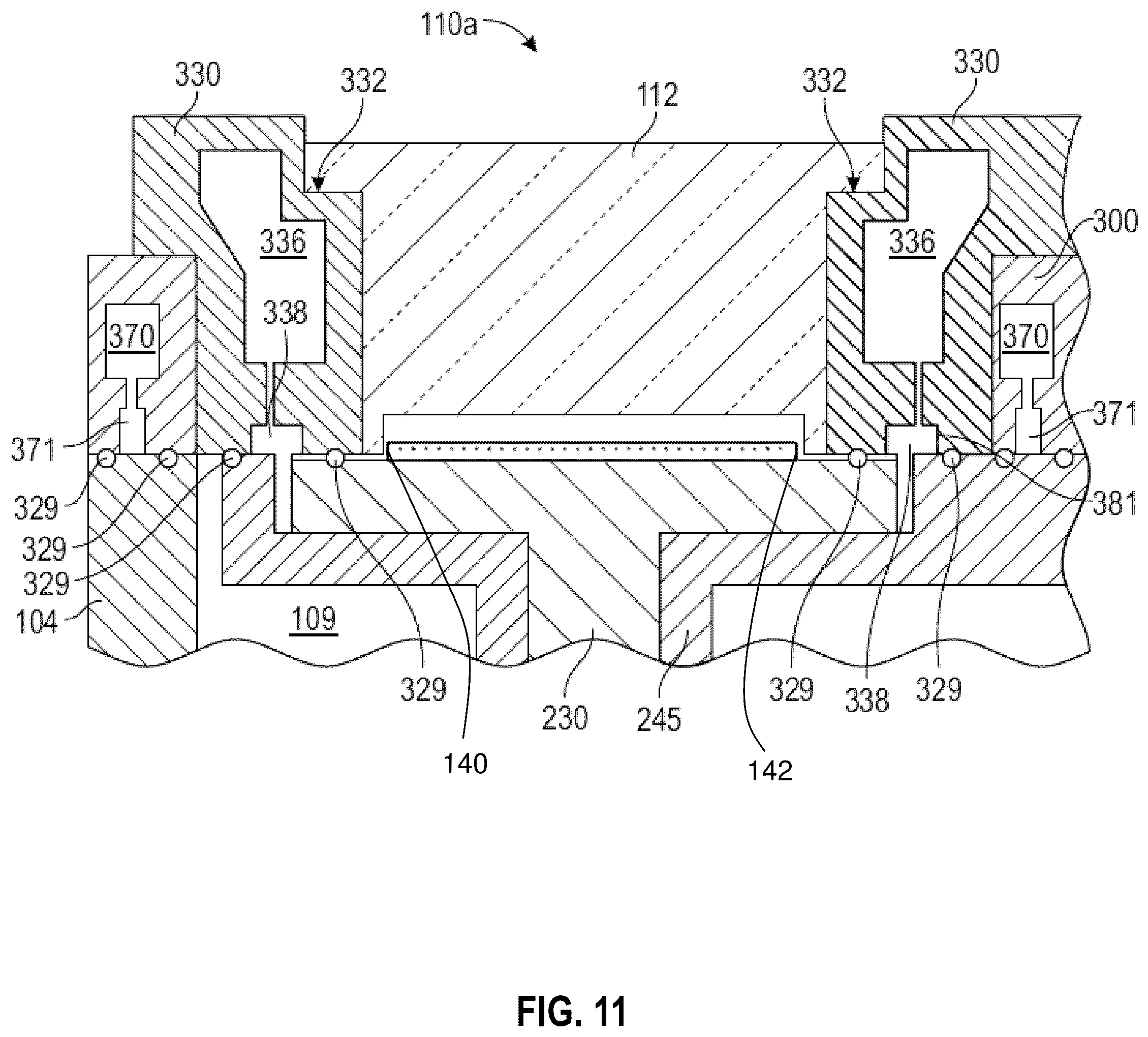 Patent US12305283 Figure 8 – Dithering or dynamic offsets for improved uniformity