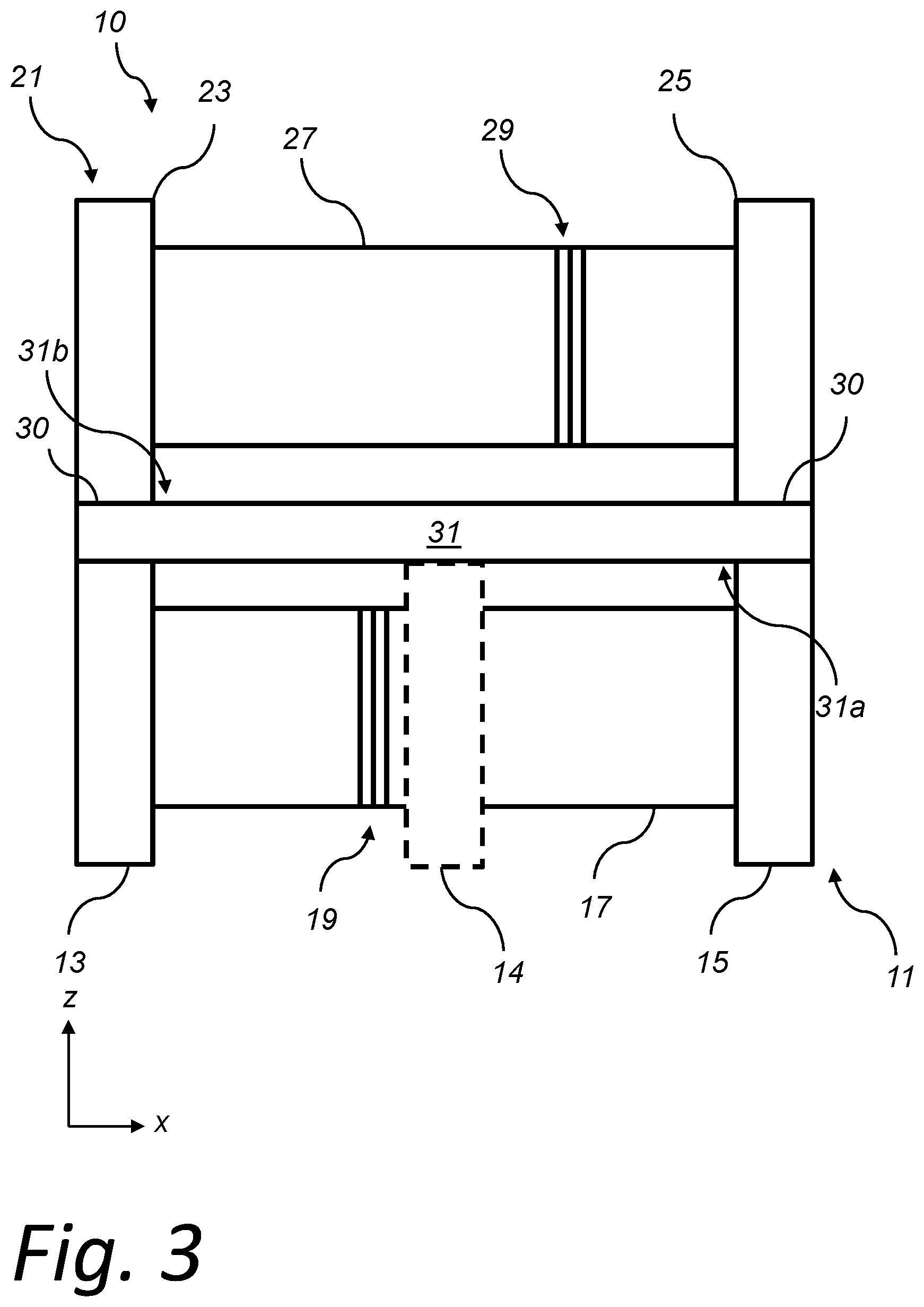 Patent US12305297 Figure 3 – Alkaline electrolyzer arrangement