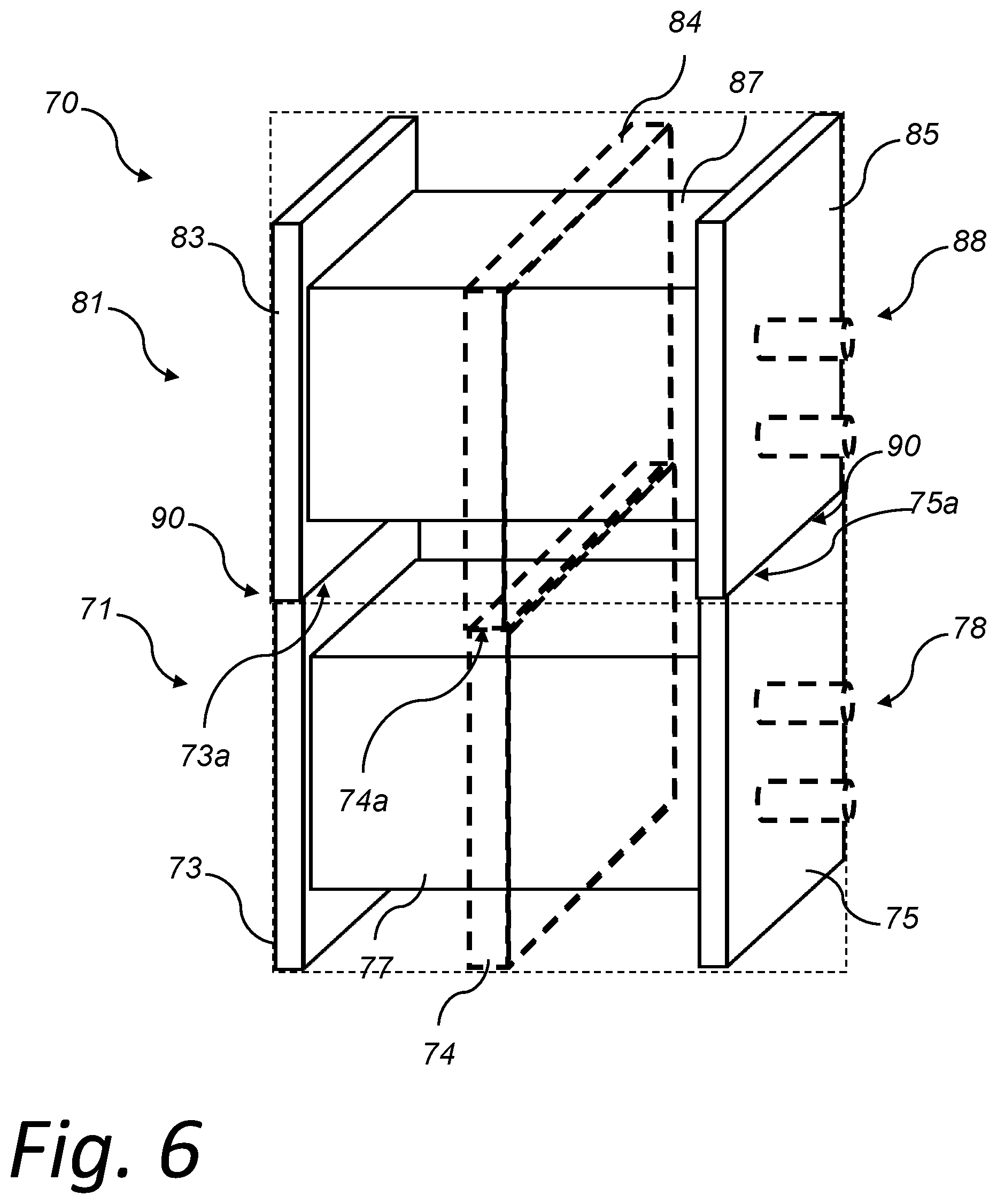 Patent US12305297 Figure 6 – Alkaline electrolyzer arrangement