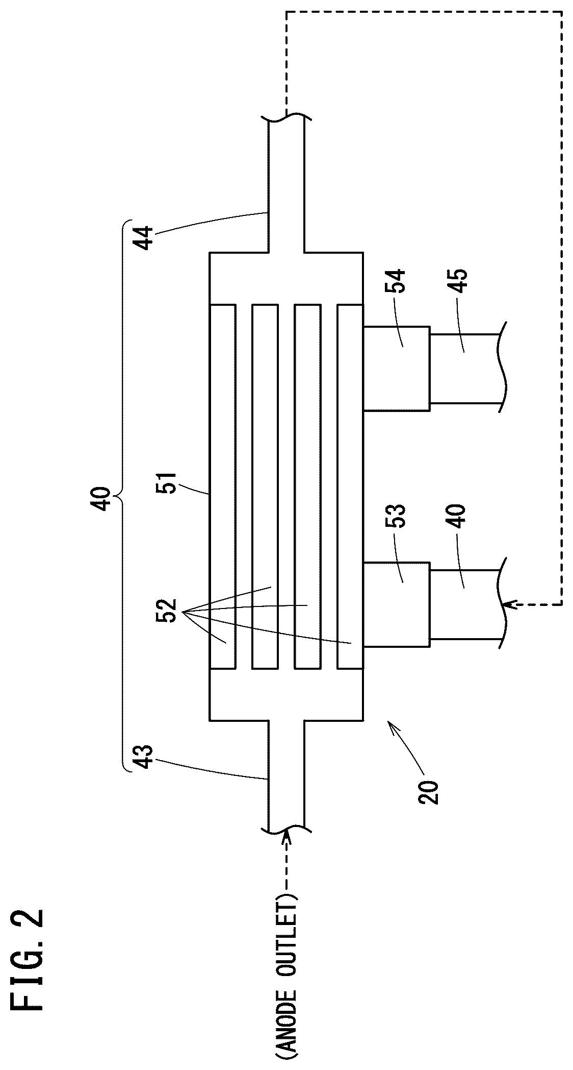 Patent US12305302 Figure 2 – Water electrolysis system
