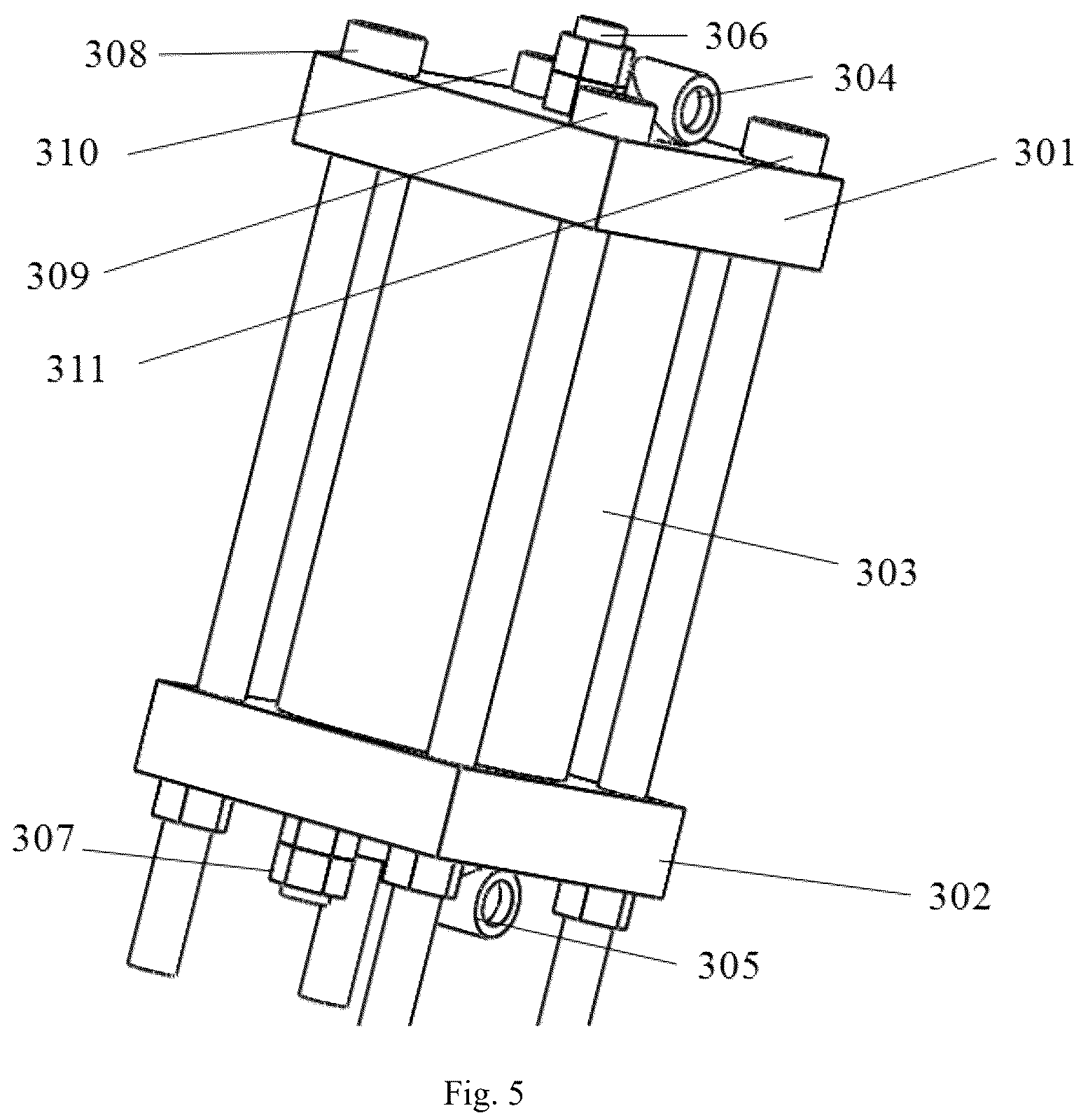 Patent US12305303 Figure 3 – Compact hydrogen-oxygen generator