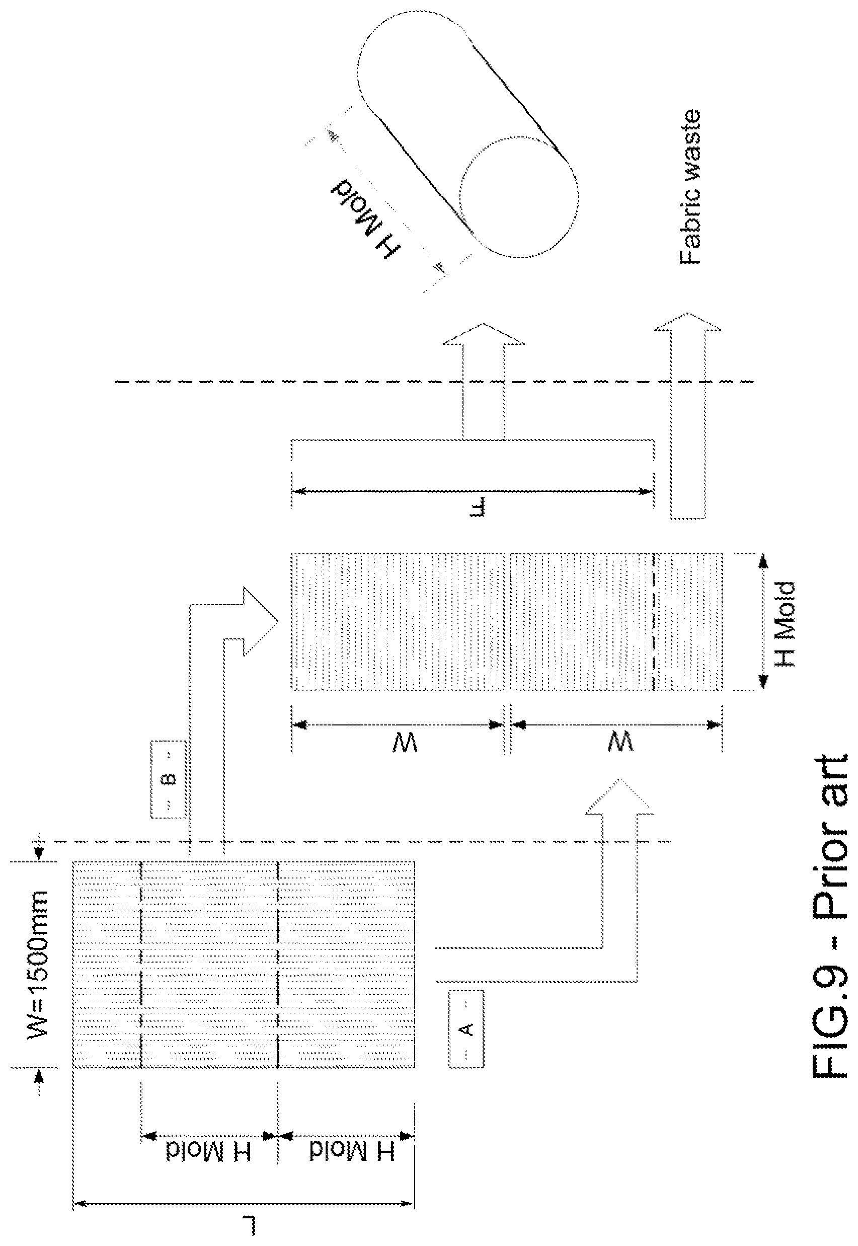 Patent US12305313 Figure 5 – Base fabric, bonded fabric, high performance belt and manufacturing processes thereof