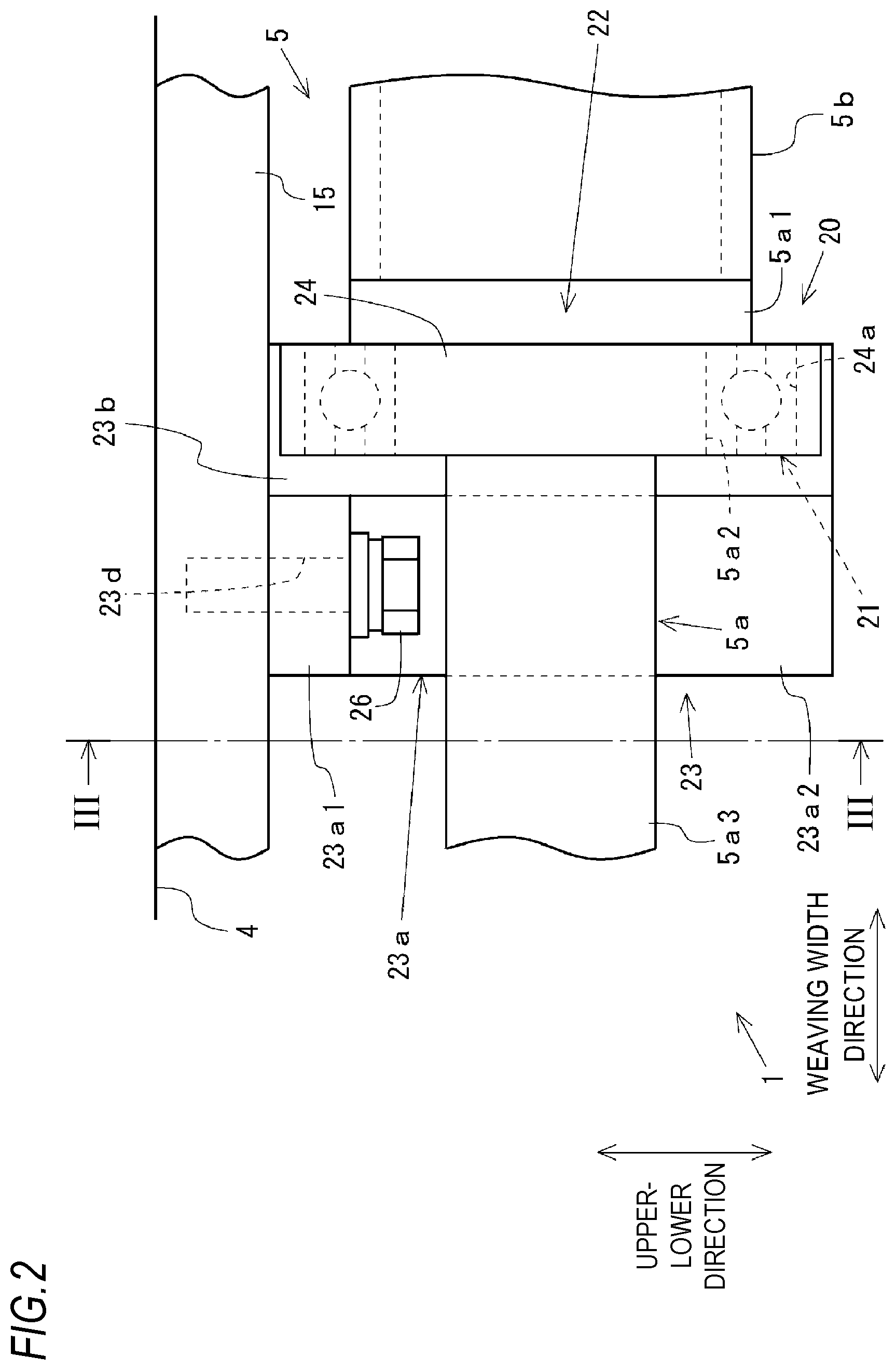 Patent US12305314 Figure 2 – Loom