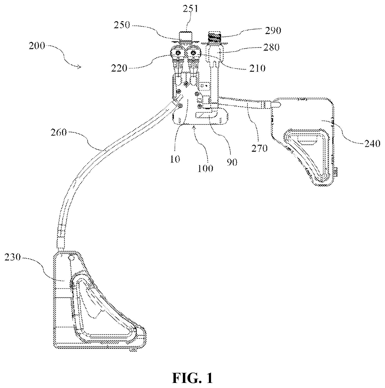 Patent US12305317 — Dispenser, water inlet system, and laundry treatment apparatus — Figure 1