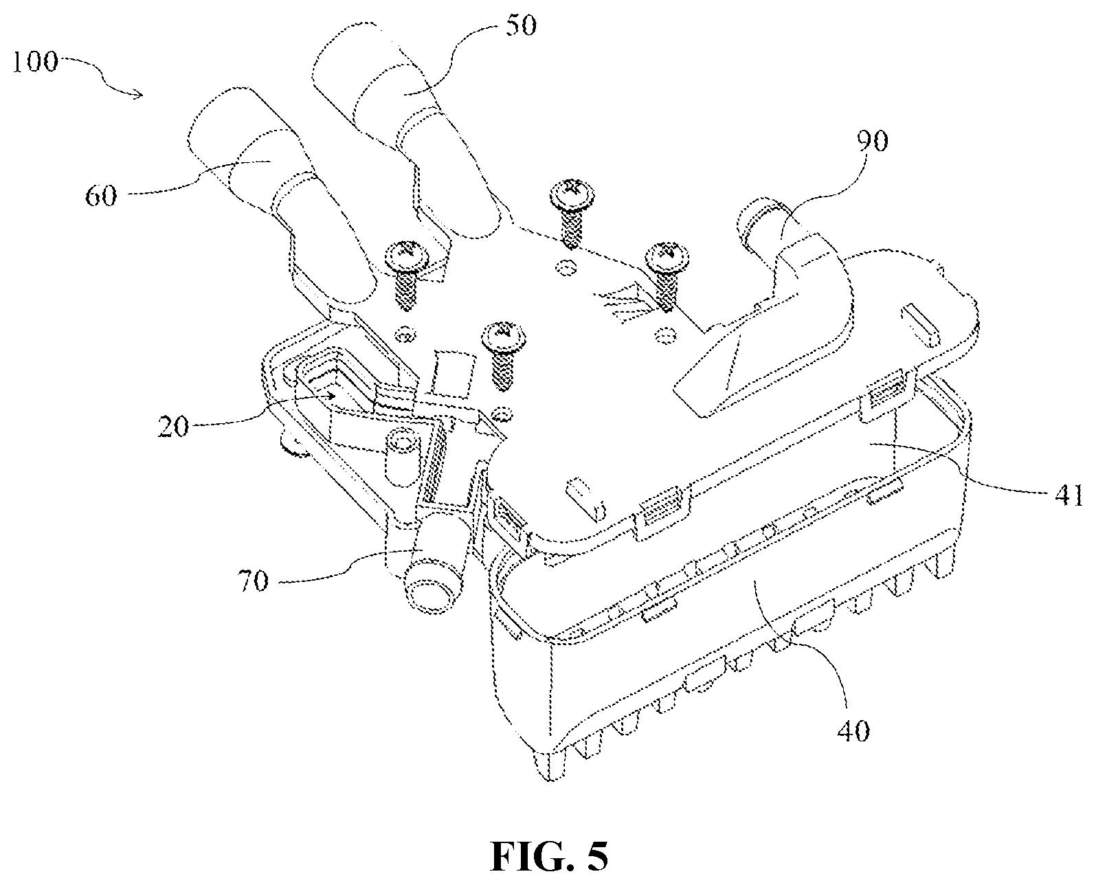 Patent US12305317 Figure 5 – Dispenser, water inlet system, and laundry treatment apparatus