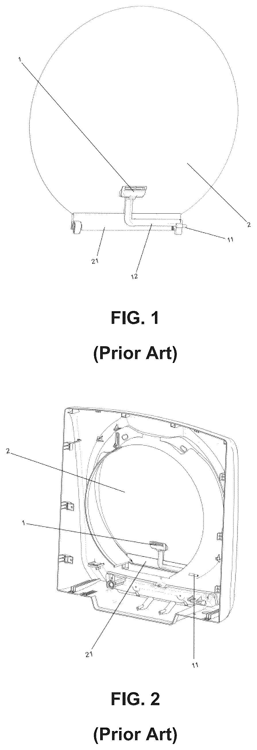 Patent US12305318 — Structural arrangement introduced in a liquid dispensing set-up of a household appliance — Figure 1