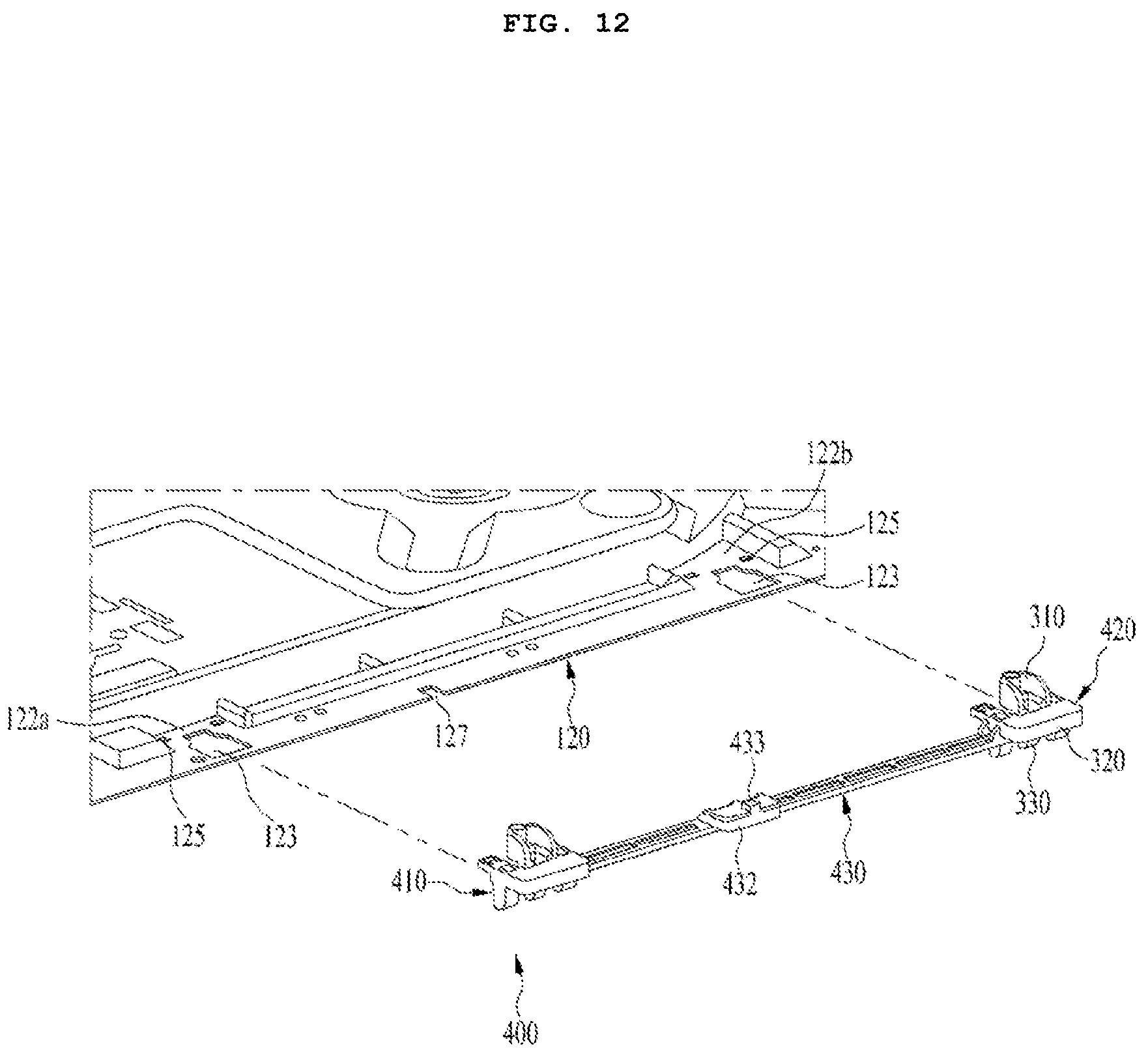 Patent US12305319 Figure 12 – Stack-type laundry treating apparatus