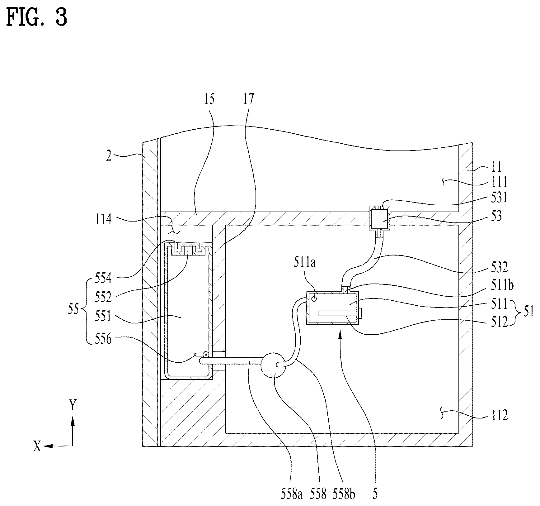 Patent US12305322 Figure 3 – Clothes treatment apparatus and method for controlling clothes treatment apparatus