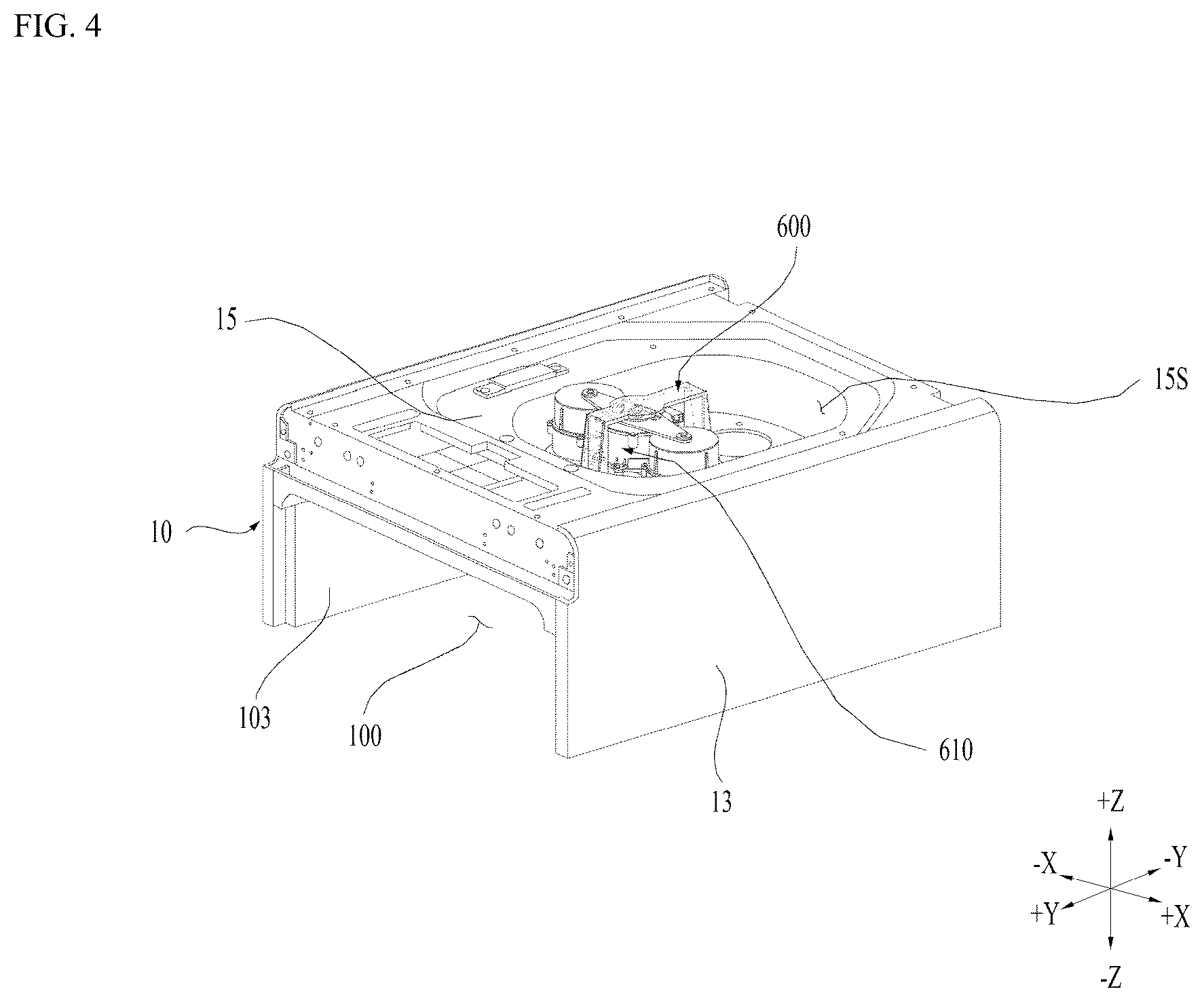 Patent US12305323 Figure 4 – Clothes treatment apparatus