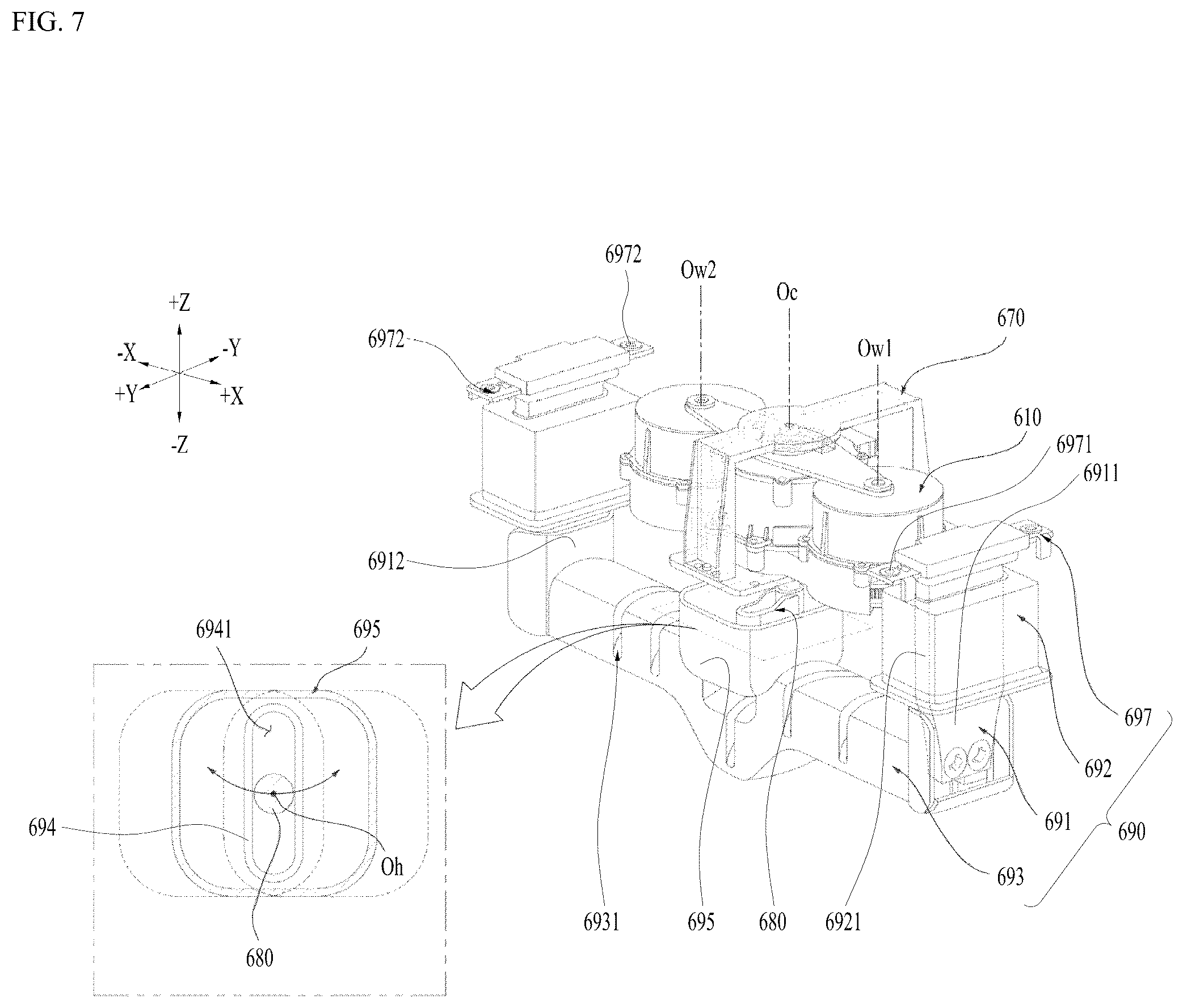 Patent US12305323 Figure 7 – Clothes treatment apparatus