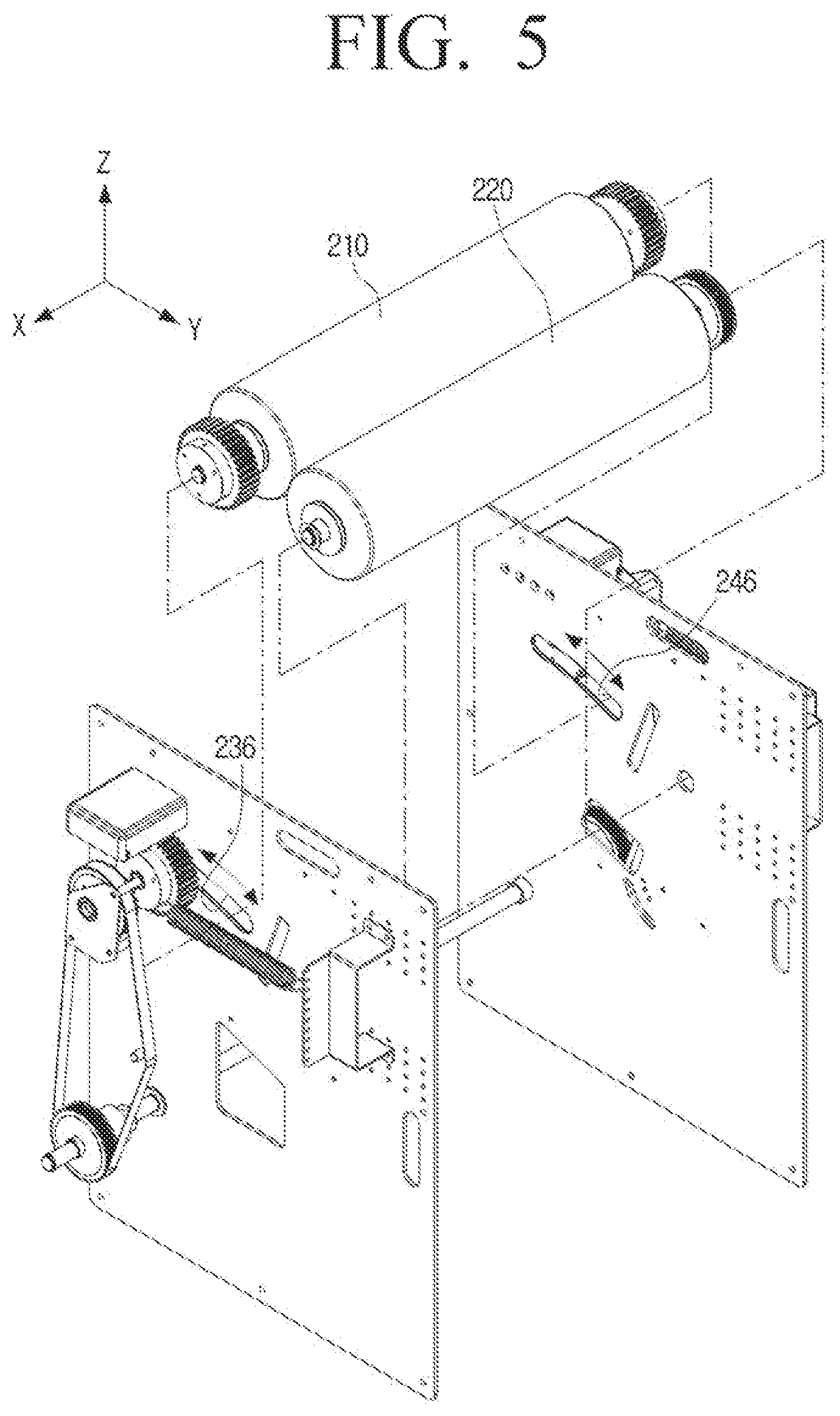 Patent US12305324 Figure 5 – Clothing classification apparatus and clothing organizing apparatus including same