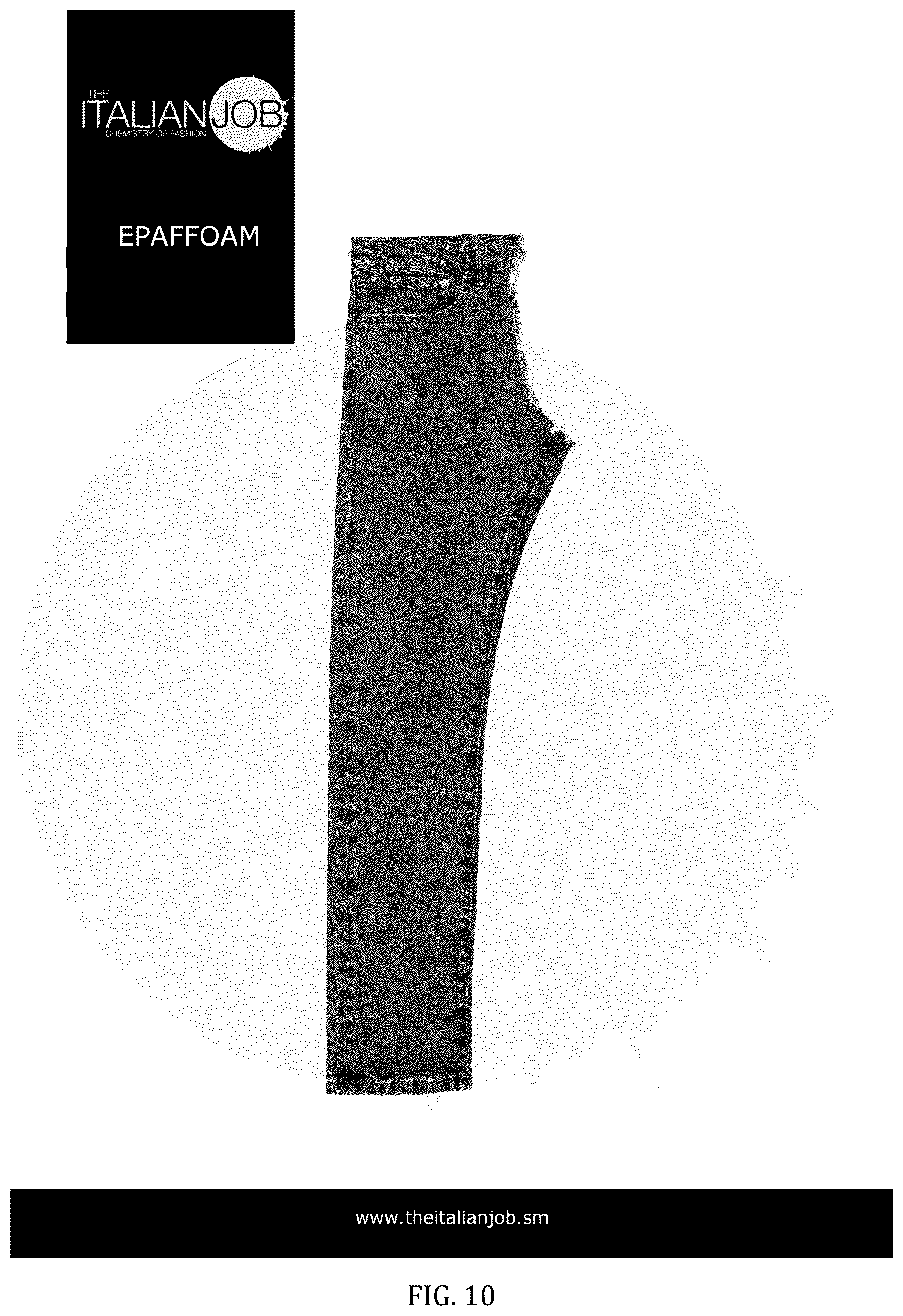 Patent US12305328 Figure 9 – Methods of treating textiles with foam and related processes