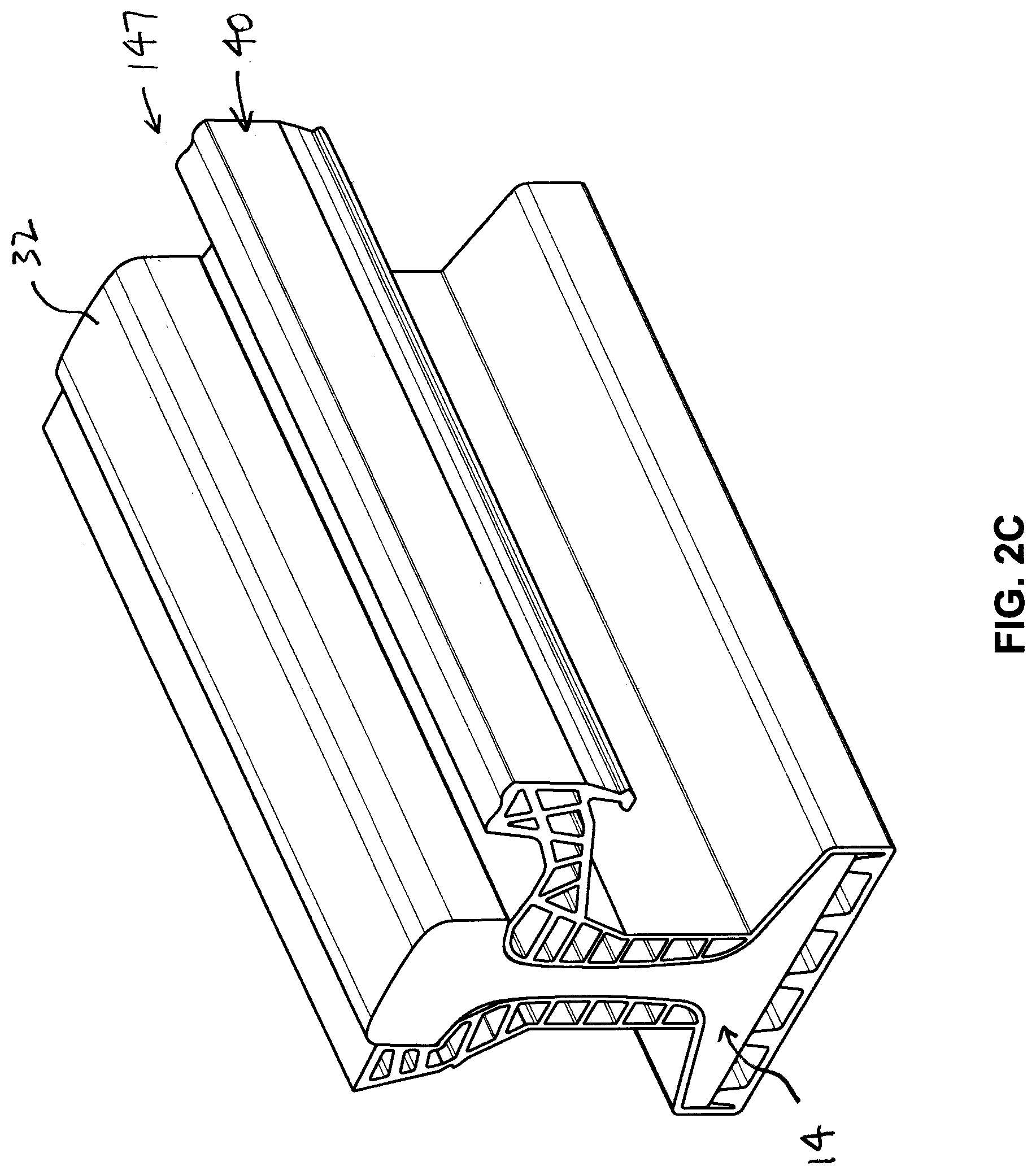 Patent US12305338 Figure 6 – One-piece rail boot with integrated flangeway former