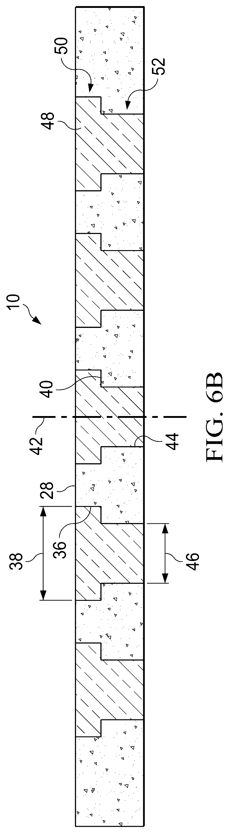 Patent US12305341 Figure 4 – Pedestal paver with transparent or translucent inserts