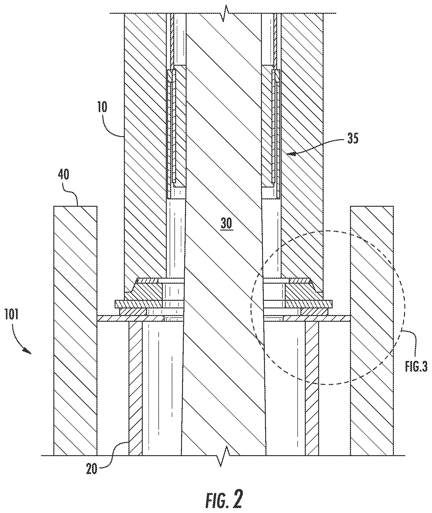 Patent US12305343 Figure 4 – In-line damping systems and methods