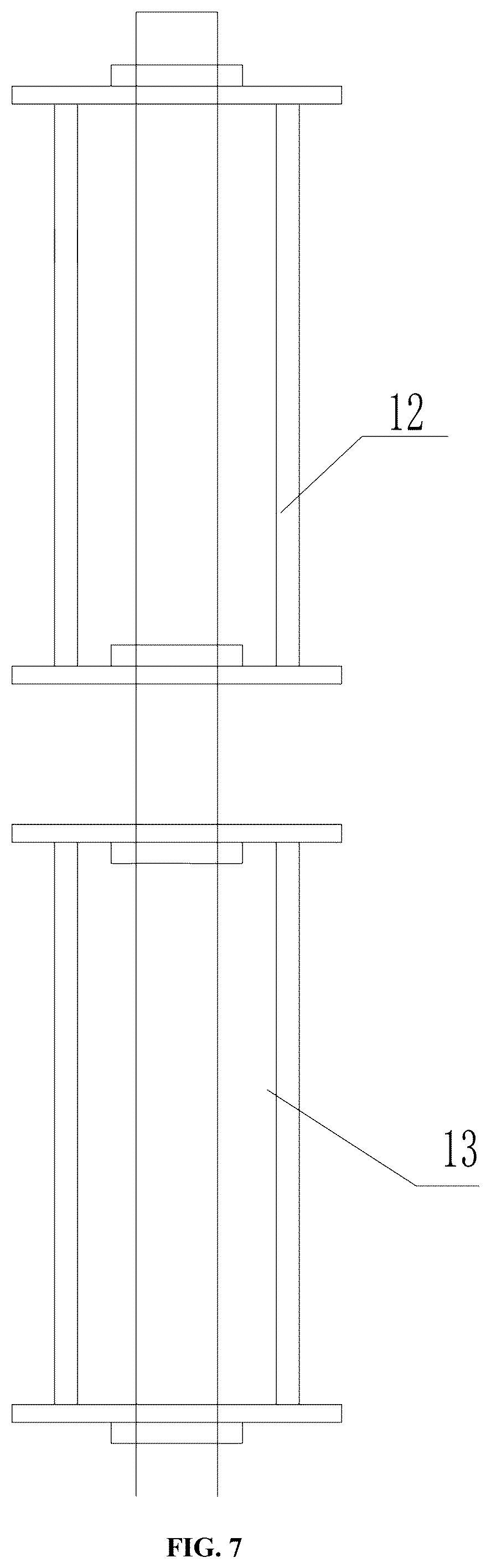 Patent US12305344 Figure 7 – Mounting method of a main beam of a double-sided steel box UHPC composite beam cable-stayed bridge and composite beam thereof