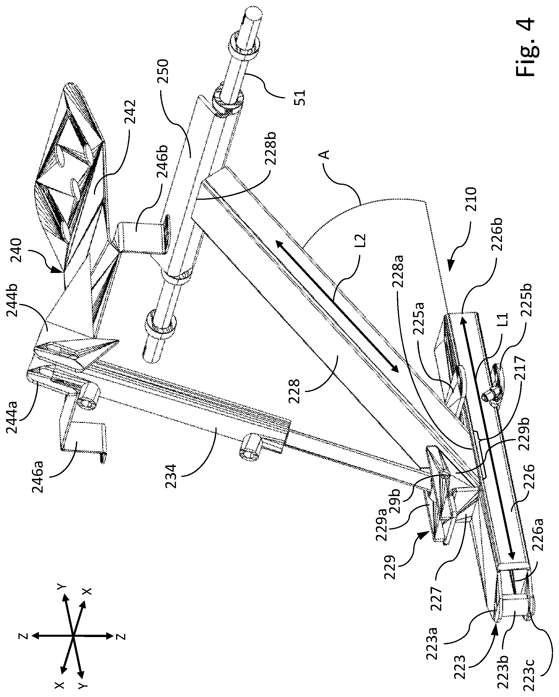Patent US12305346 Figure 4 – Snowplow hookups for work machines