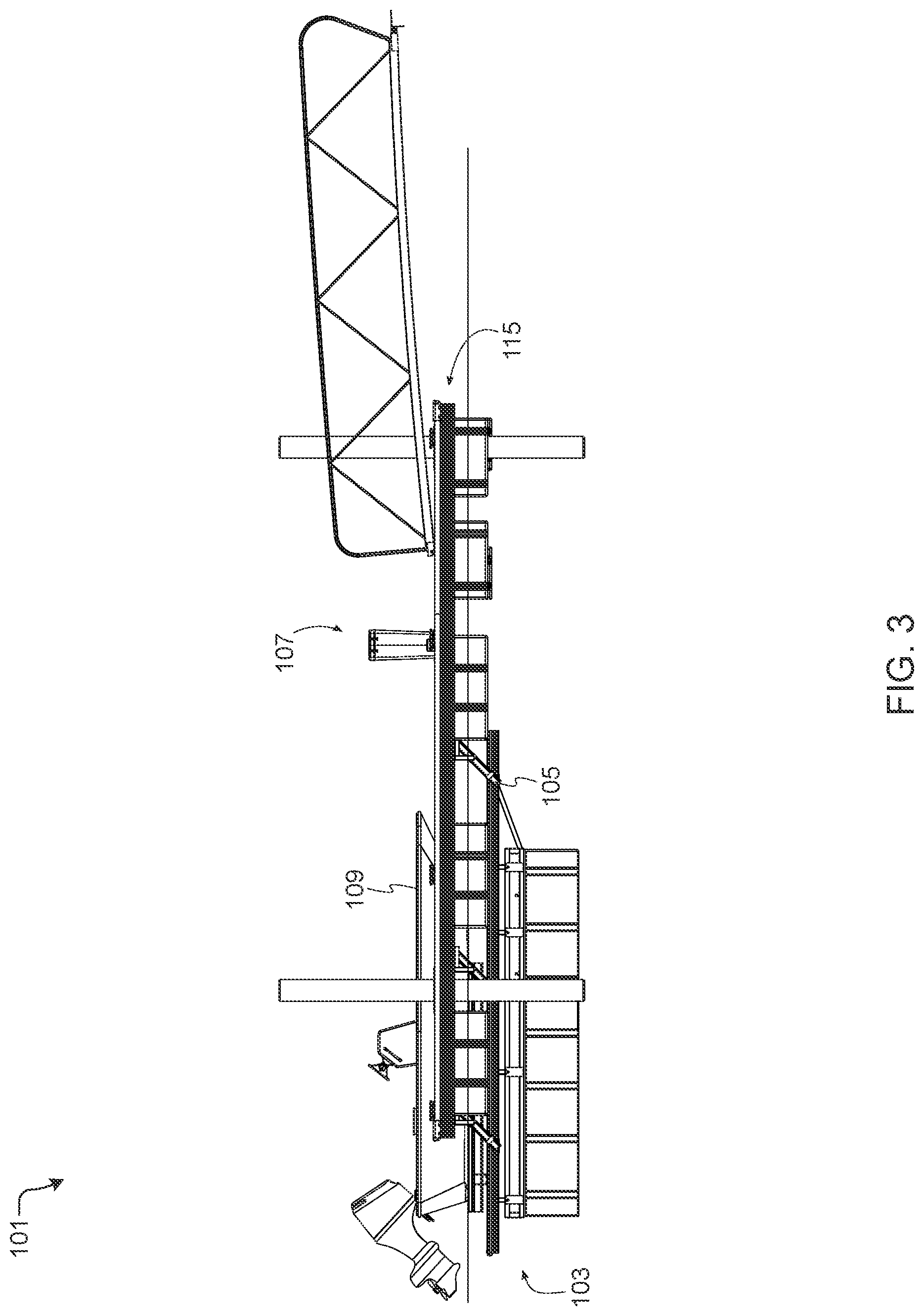 Patent US12305347 Figure 3 – Marine rail lift system