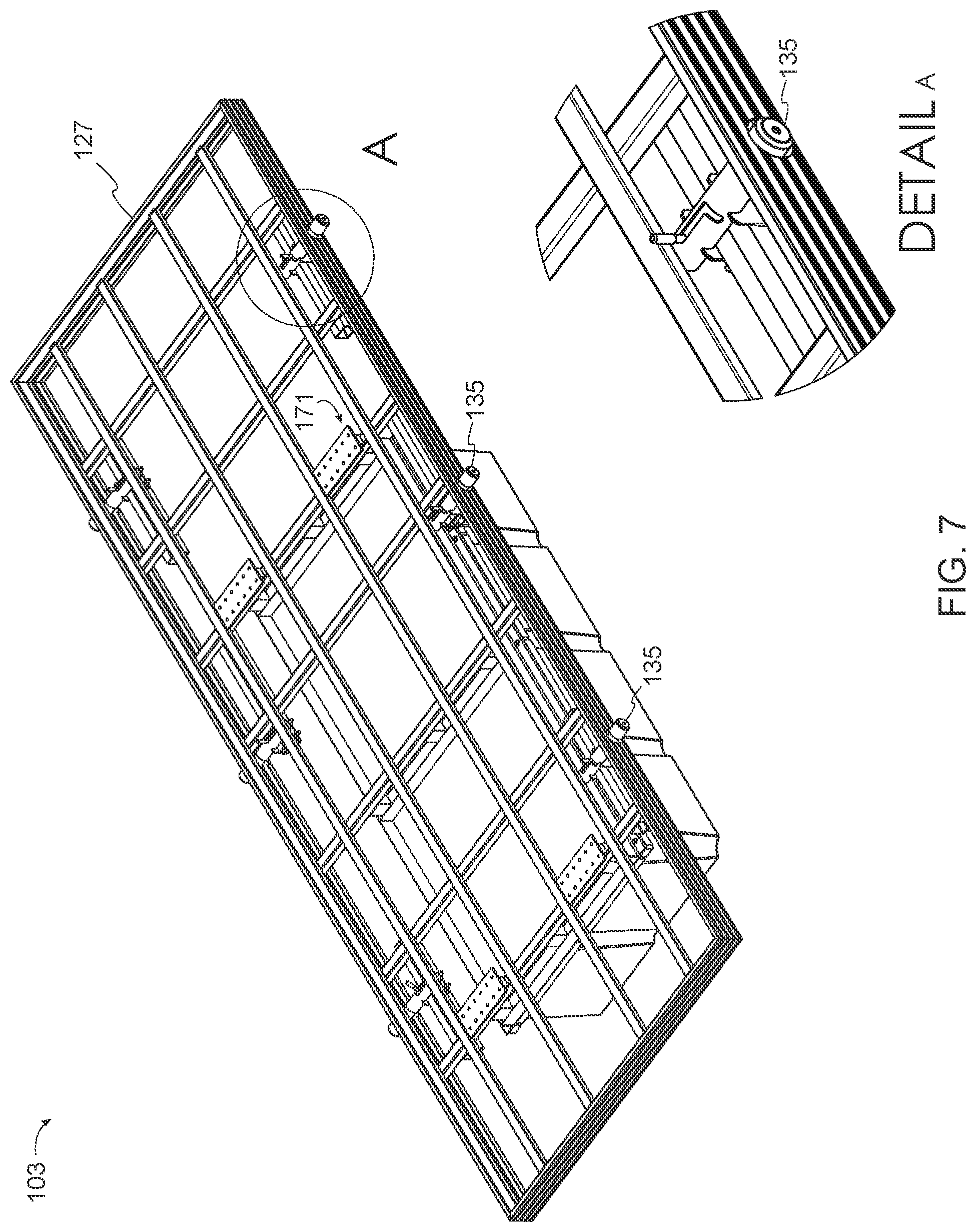Patent US12305347 Figure 7 – Marine rail lift system