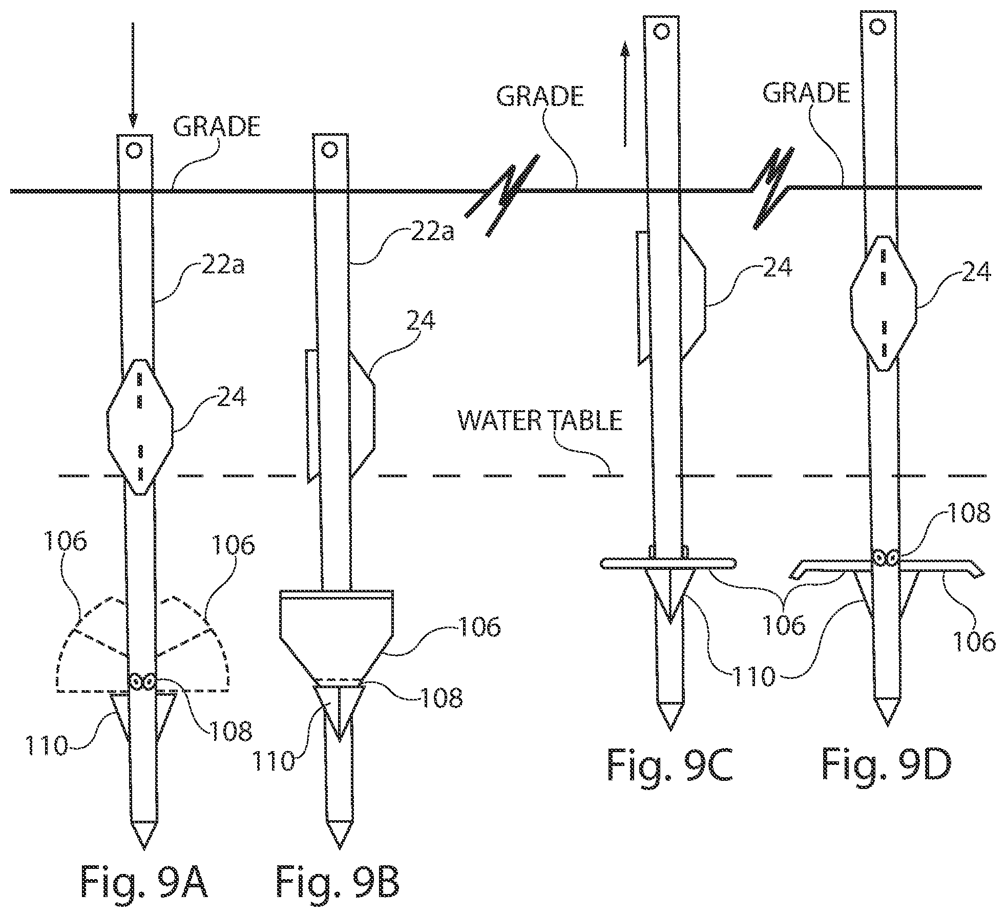Patent US12305352 Figure 6 – Ground mounting assembly